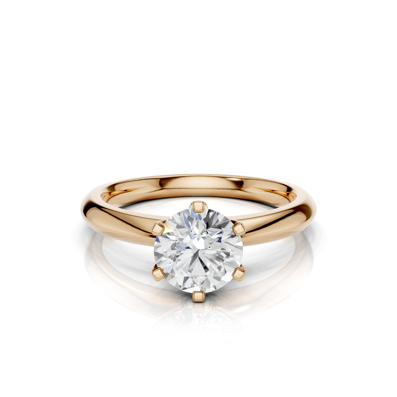 NAOMI Solitaire Ring - Lab Grown Diamond R02514 DARBIN&BRENING