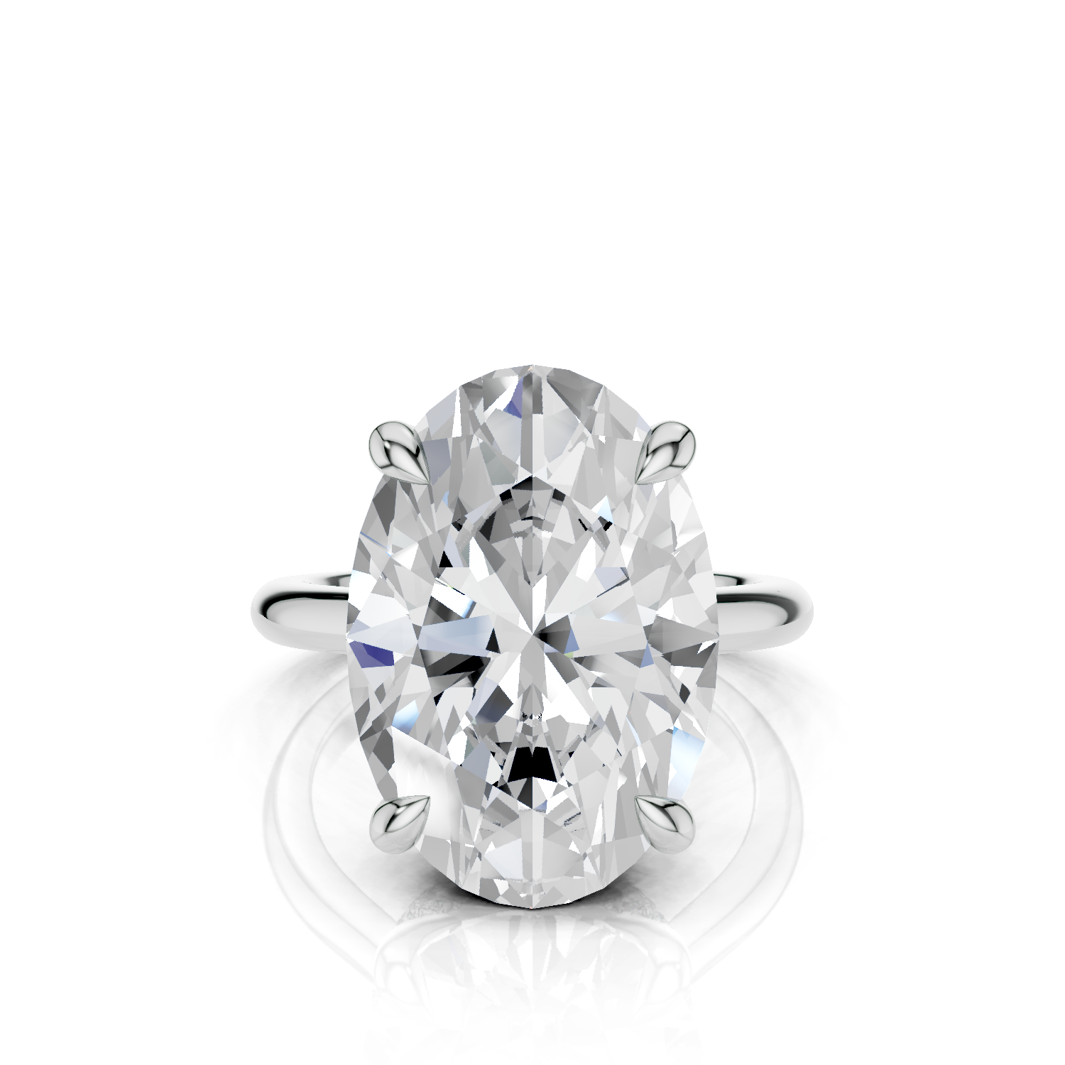 BEVERLY - Halo Ring - Lab Grown - Two Tone DARBIN&BRENING