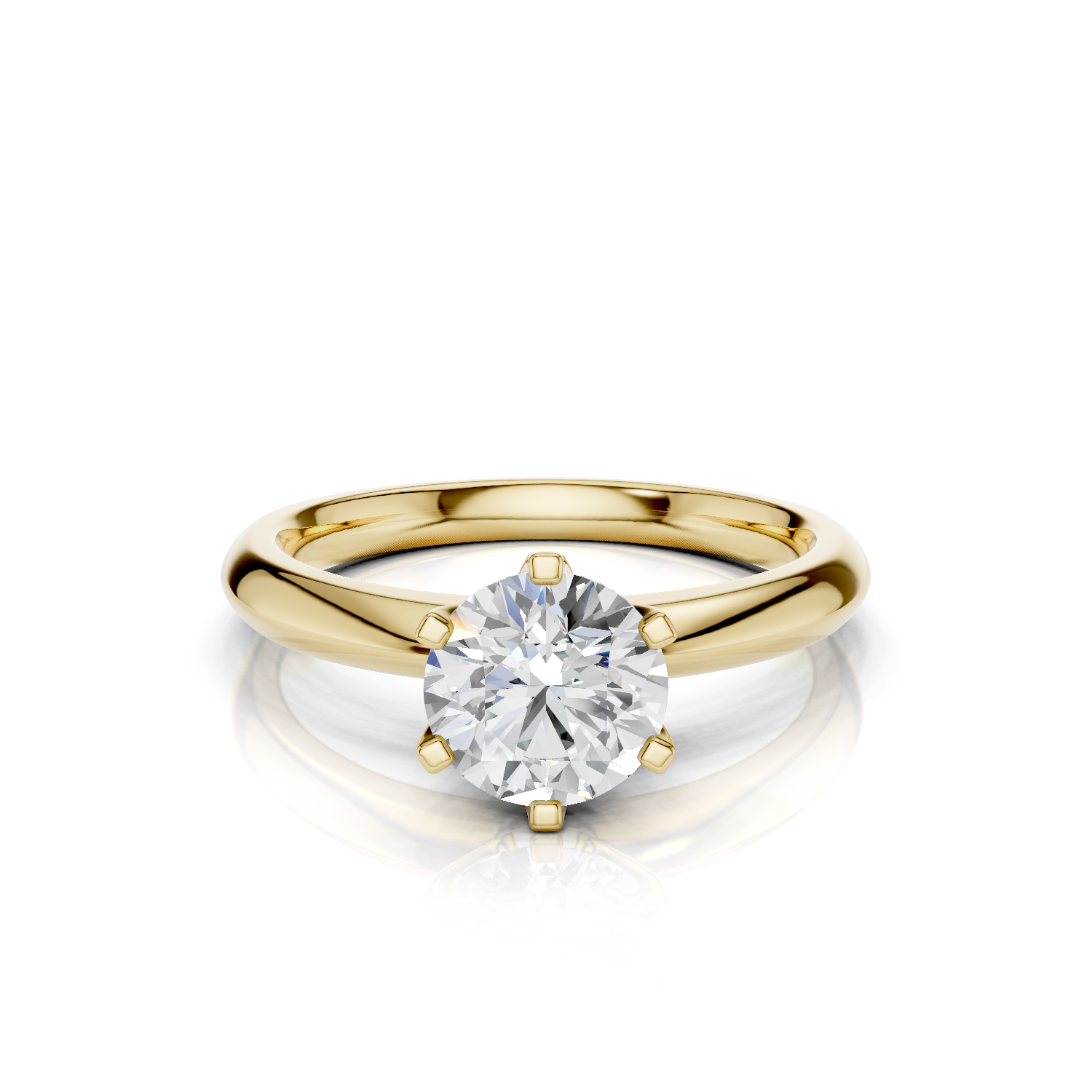 NAOMI Solitaire Ring - Lab Grown Diamond R02514 DARBIN&BRENING