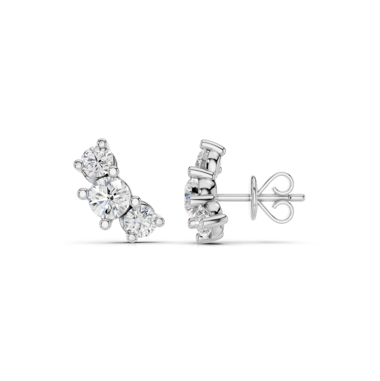 3er Ohrstecker - Lab Grown E00225-RD DARBIN&BRENING