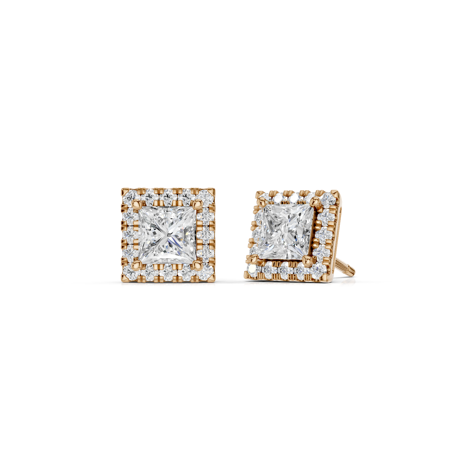 Princess Ohrstecker - Lab Grown E00704 DARBIN JUWELIER
