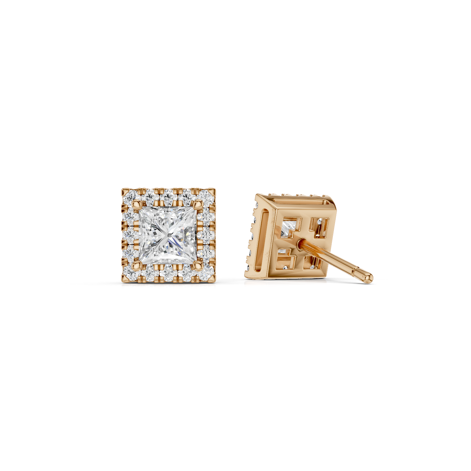 Princess Ohrstecker - Lab Grown E00704 DARBIN JUWELIER