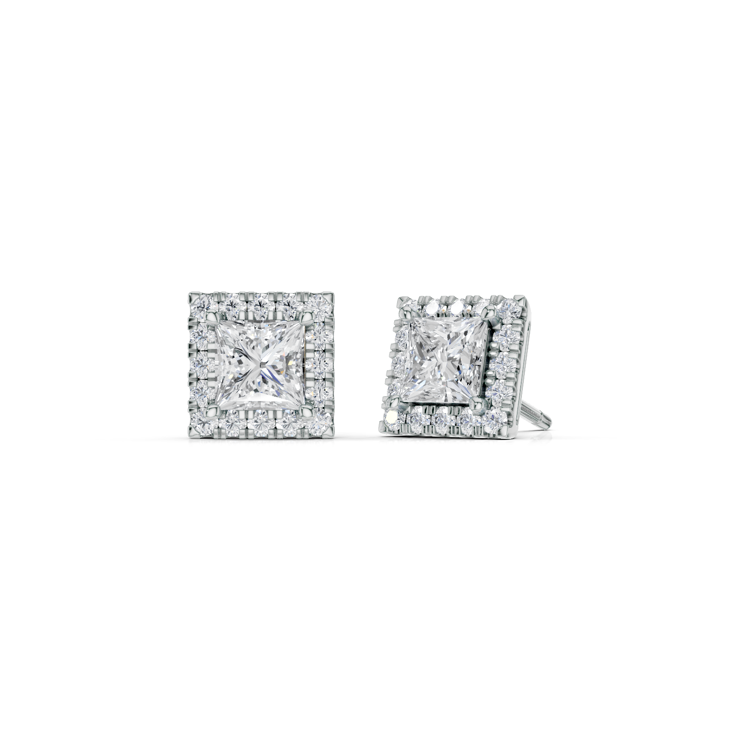 Princess Ohrstecker - Lab Grown E00704 DARBIN JUWELIER