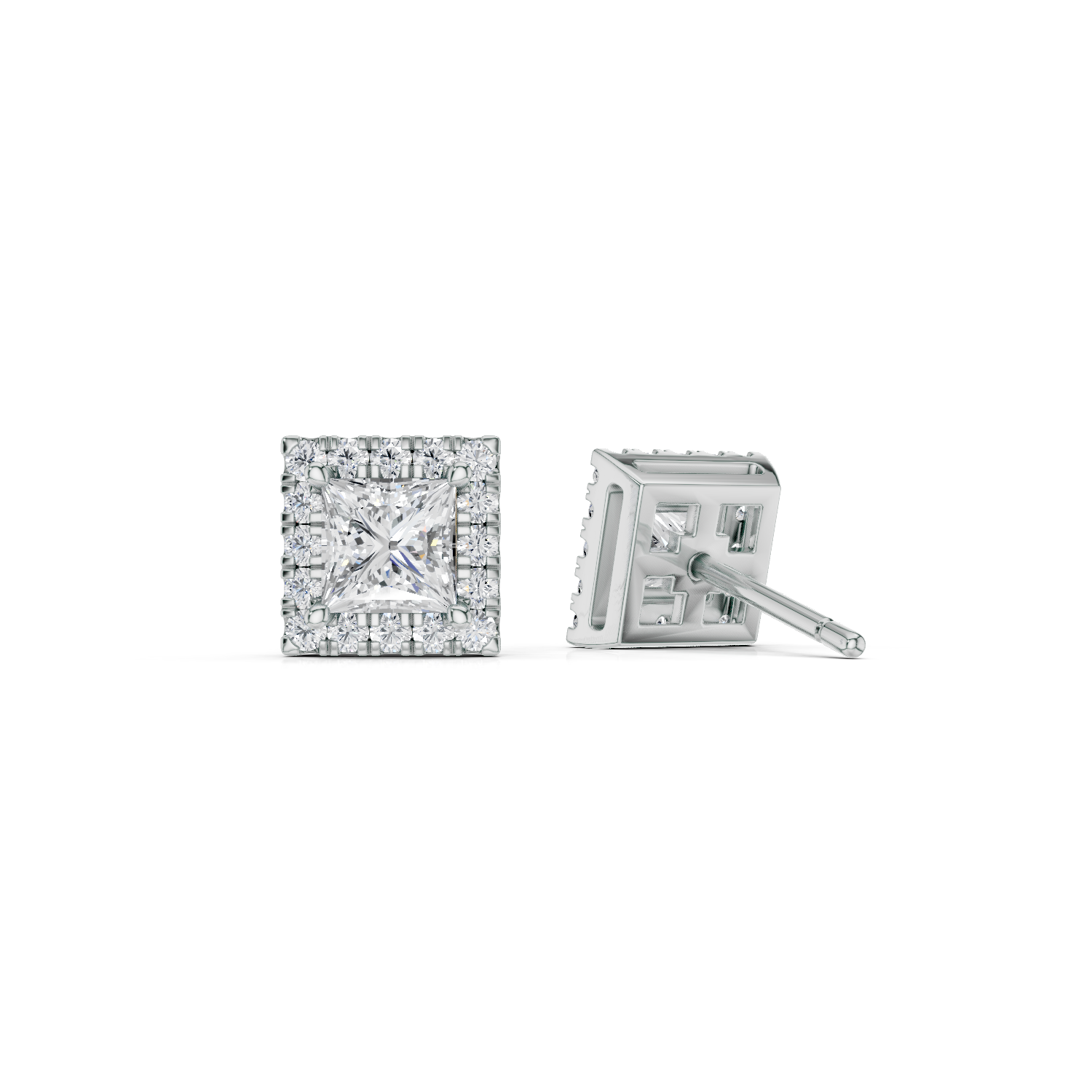 Princess Ohrstecker - Lab Grown E00704 DARBIN JUWELIER