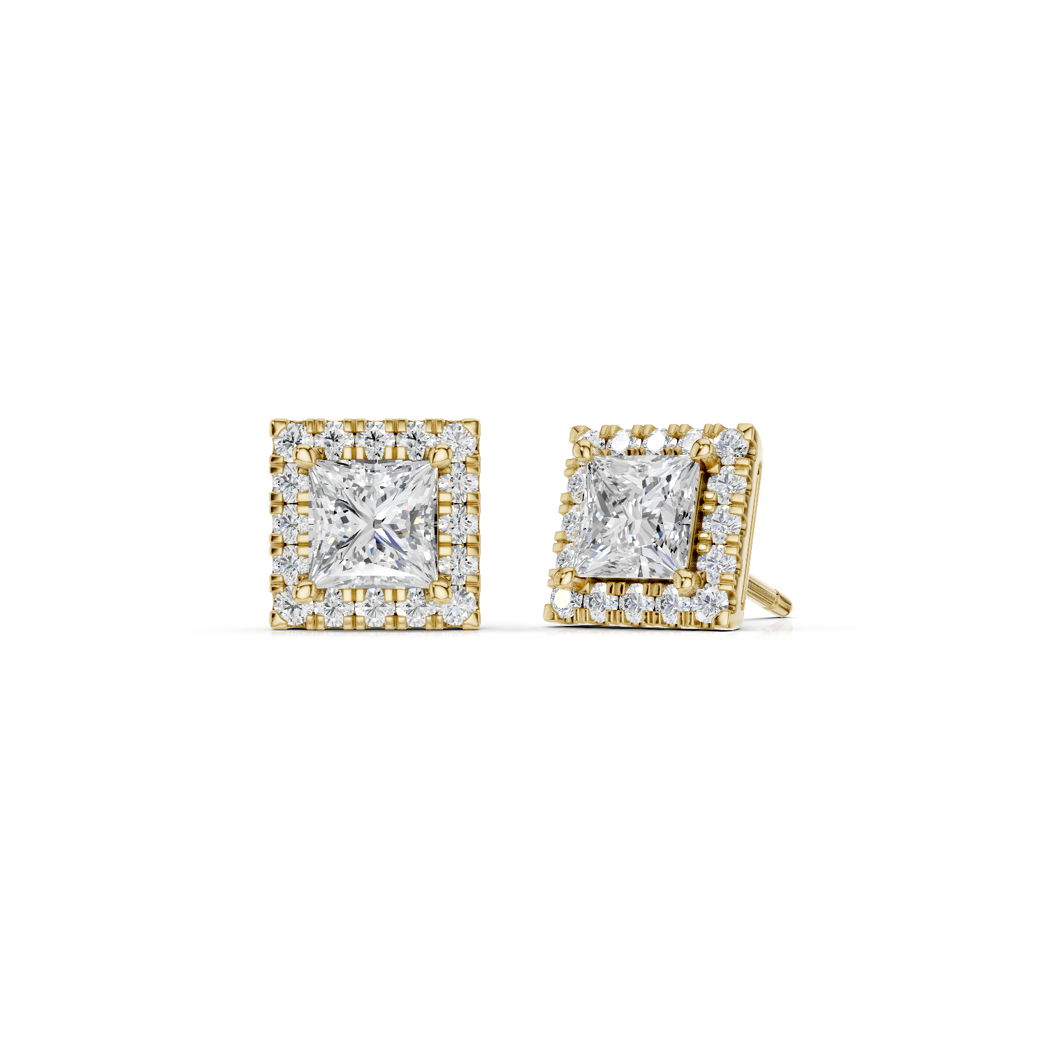 Princess Ohrstecker - Lab Grown E00704 DARBIN JUWELIER