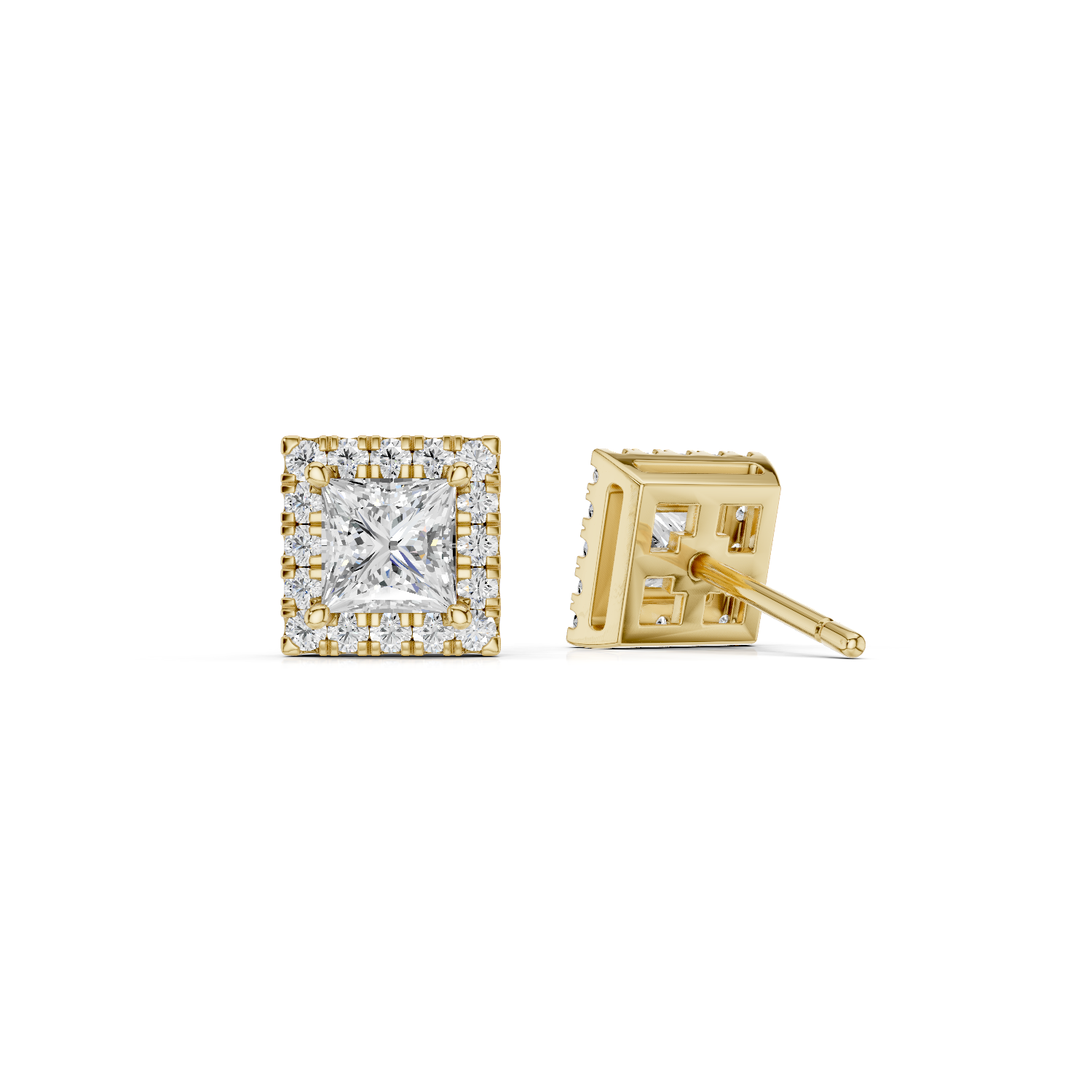 Princess Ohrstecker - Lab Grown E00704 DARBIN JUWELIER