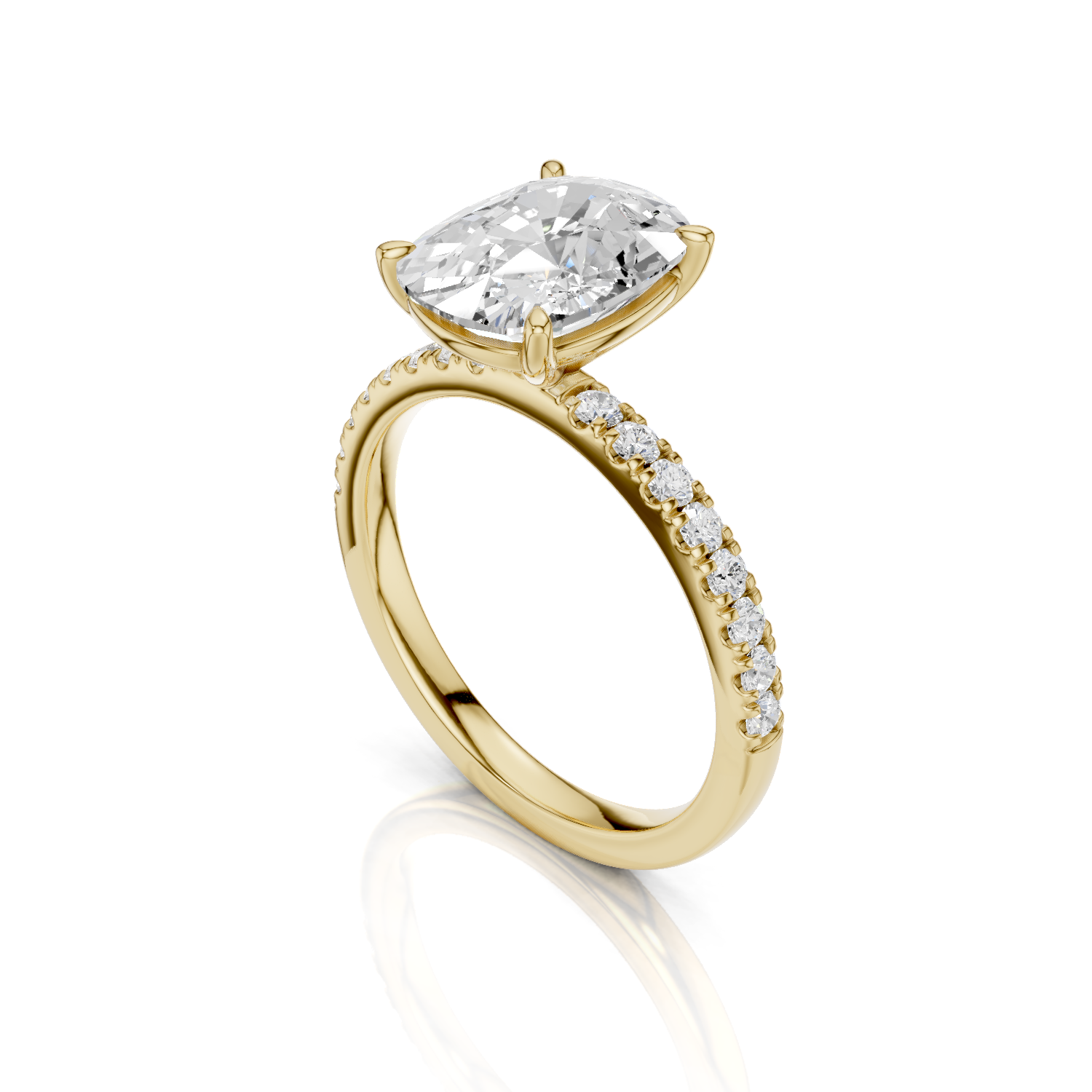 MEGAN - Cushio Ring - Lab Grown DARBIN&BRENING