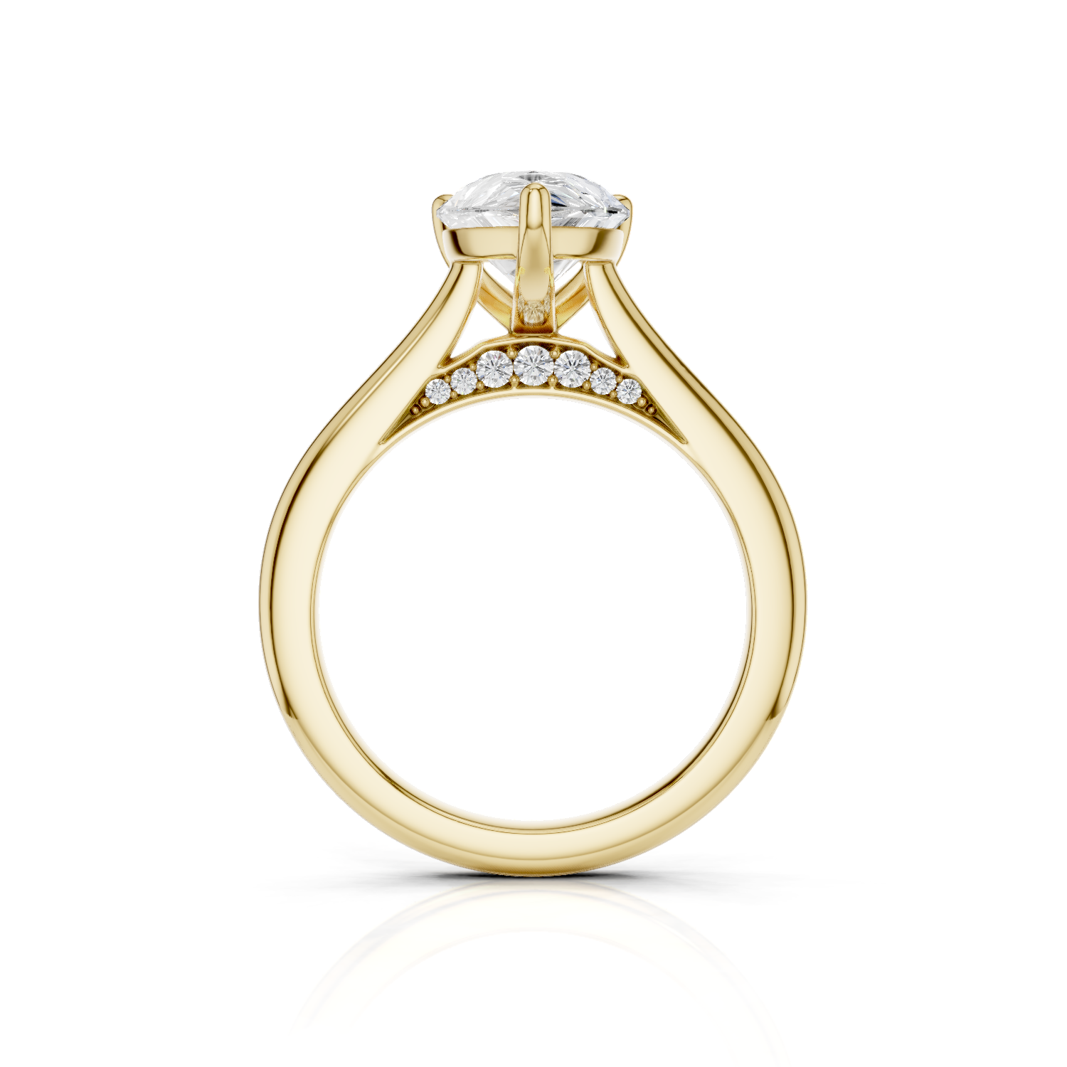 FINJA - Tropfen Ring - Lab Grown DARBIN JUWELIER