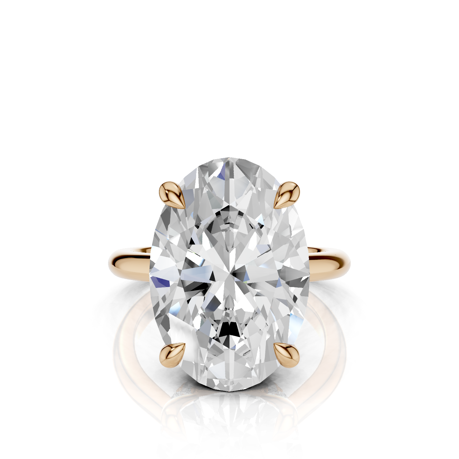 BEVERLY - Halo Ring Single - Lab Grown - One Tone DARBIN&BRENING