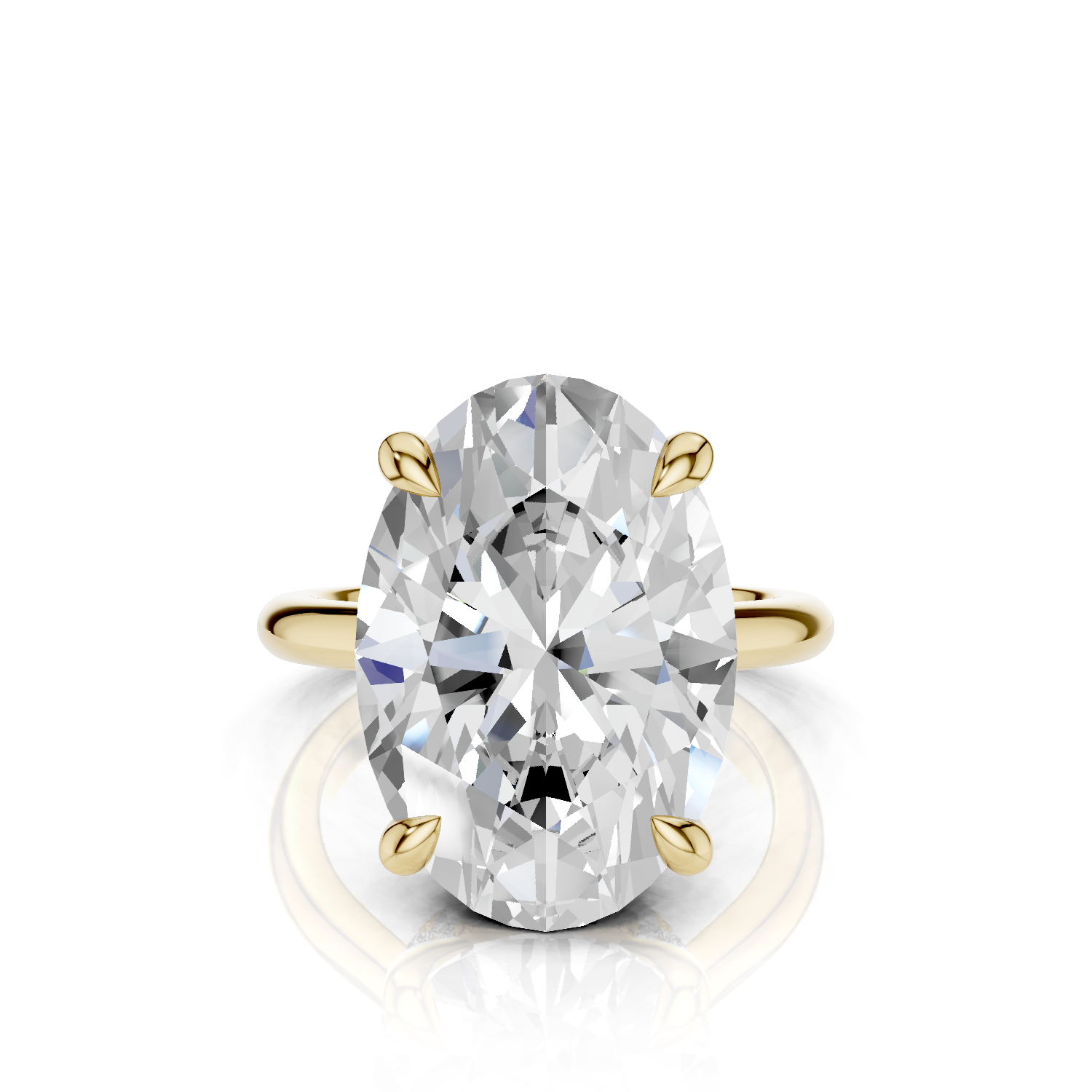 BEVERLY - Halo Ring Single - Lab Grown - One Tone DARBIN&BRENING
