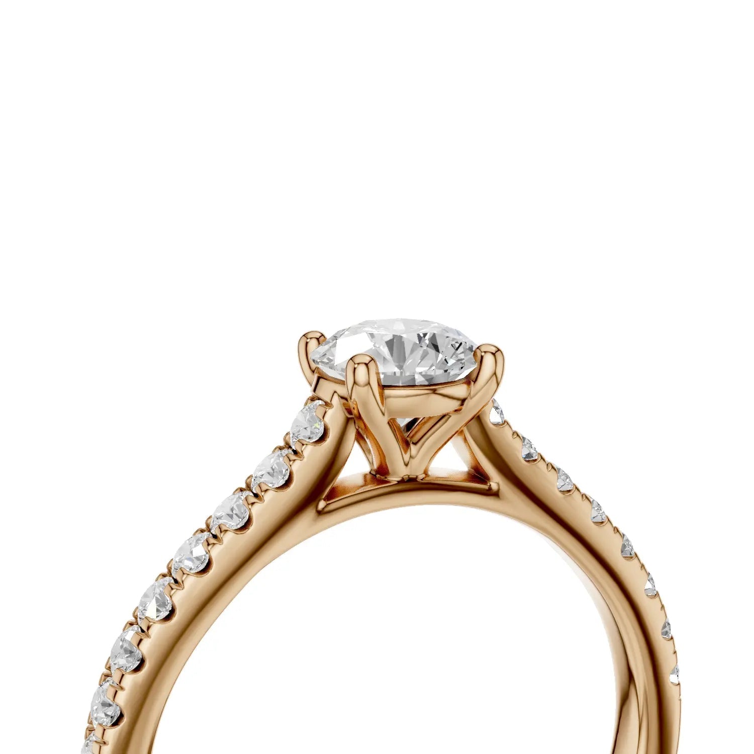 ALESSIA Solitaire Ring - Lab Grown R02515 - Darbin Jewelry