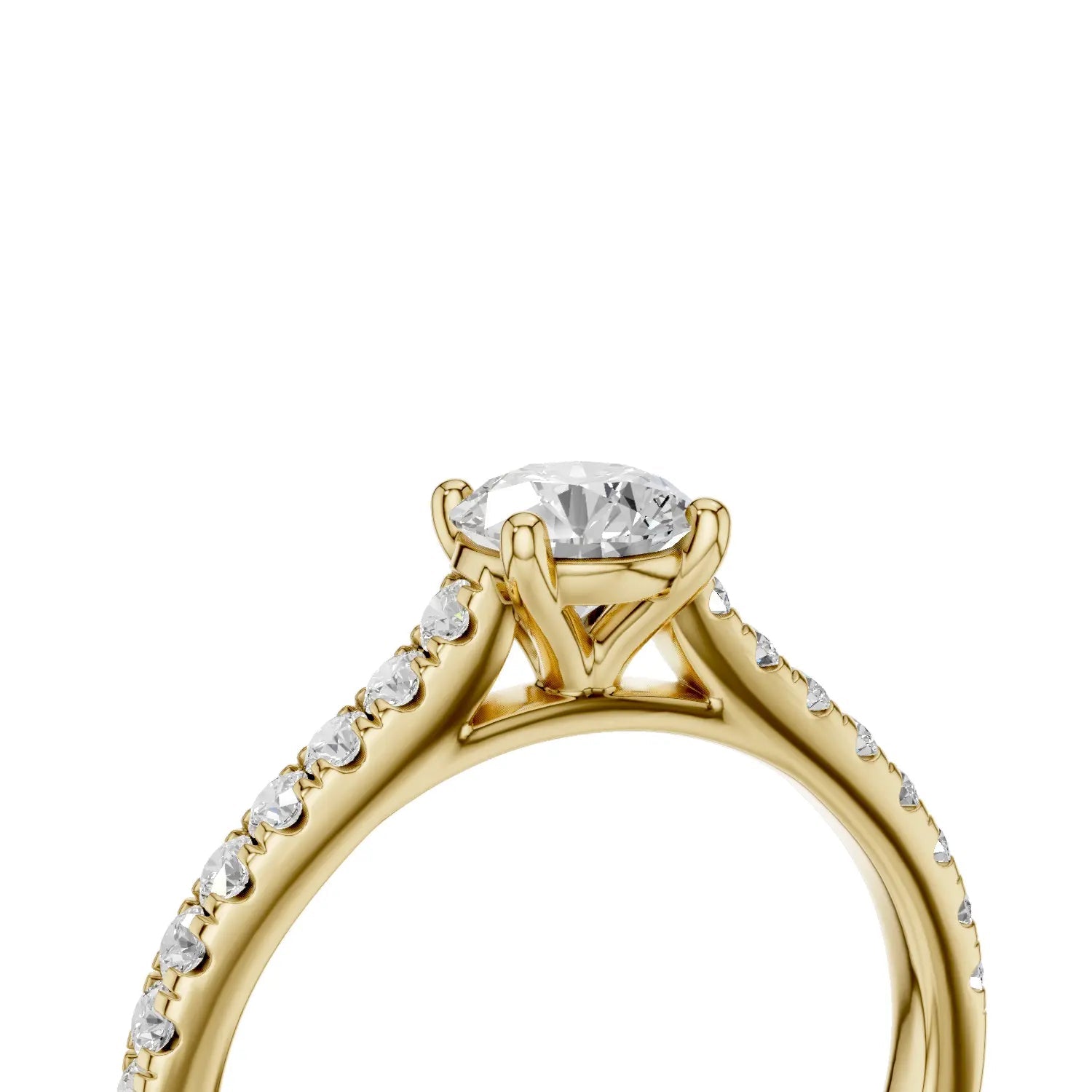 ALESSIA Solitaire Ring - Lab Grown R02515 - Darbin Jewelry