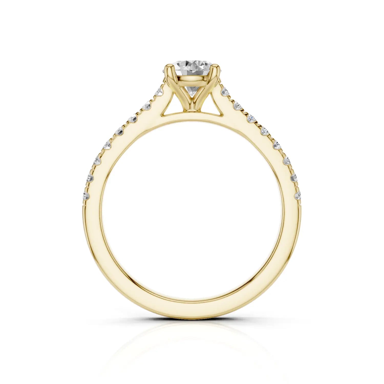 ALESSIA Solitaire Ring - Lab Grown R02515 - Darbin Jewelry