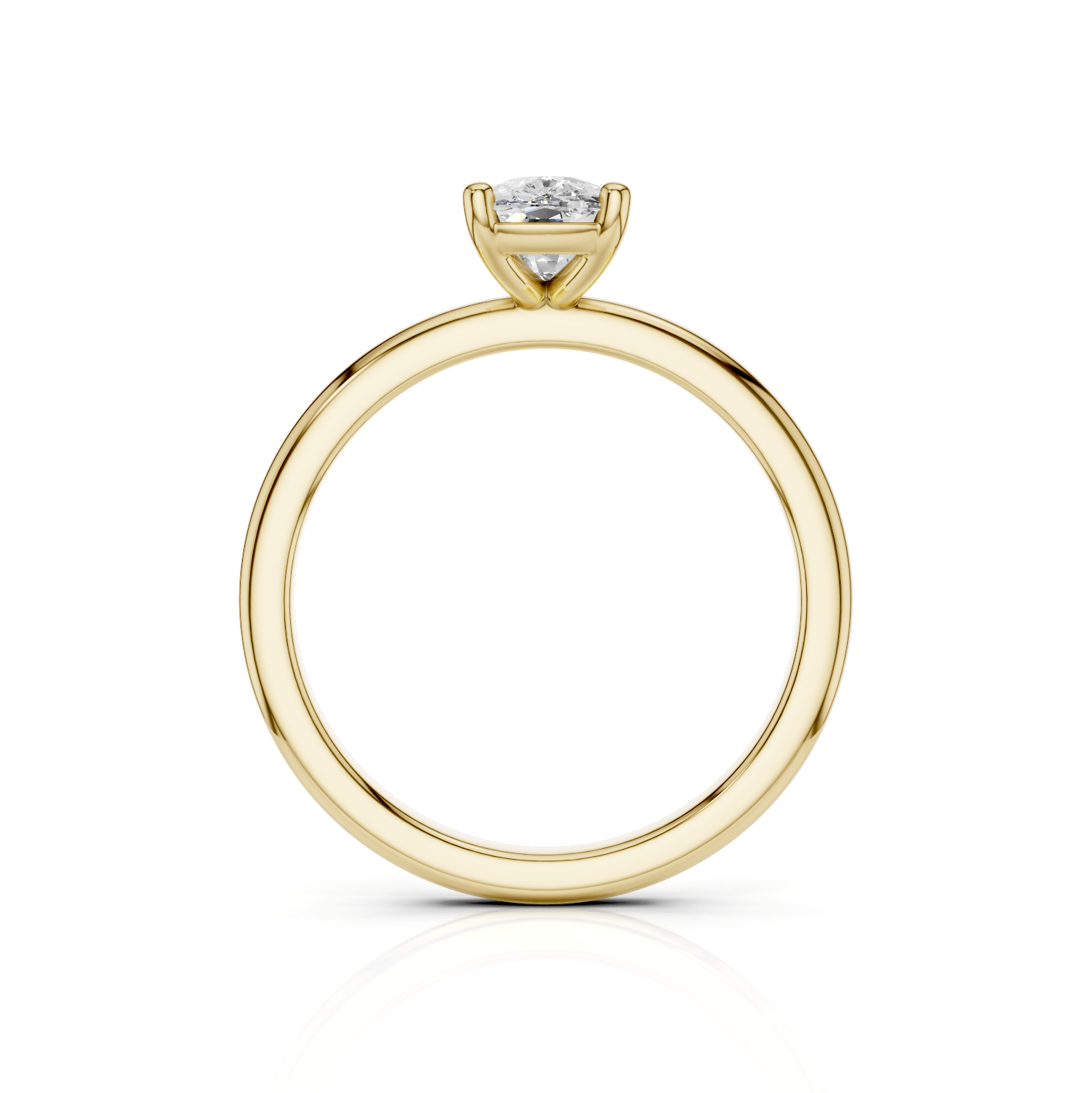 AMY Solitaire Ring - Lab Grown Diamant R02127 - Darbin Jewelry