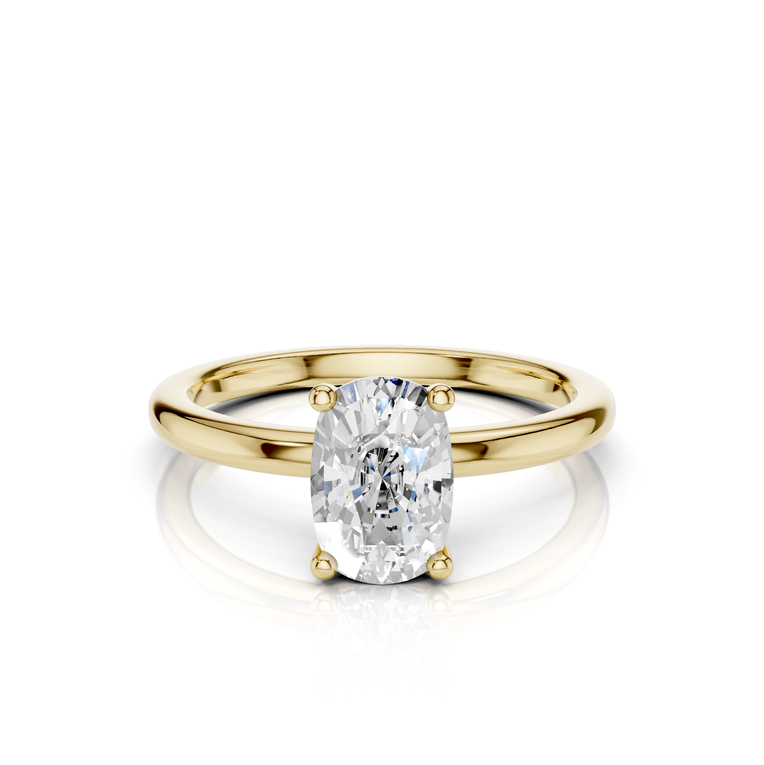 AMY Solitaire Ring - Lab Grown Diamant R02127 - Darbin Jewelry