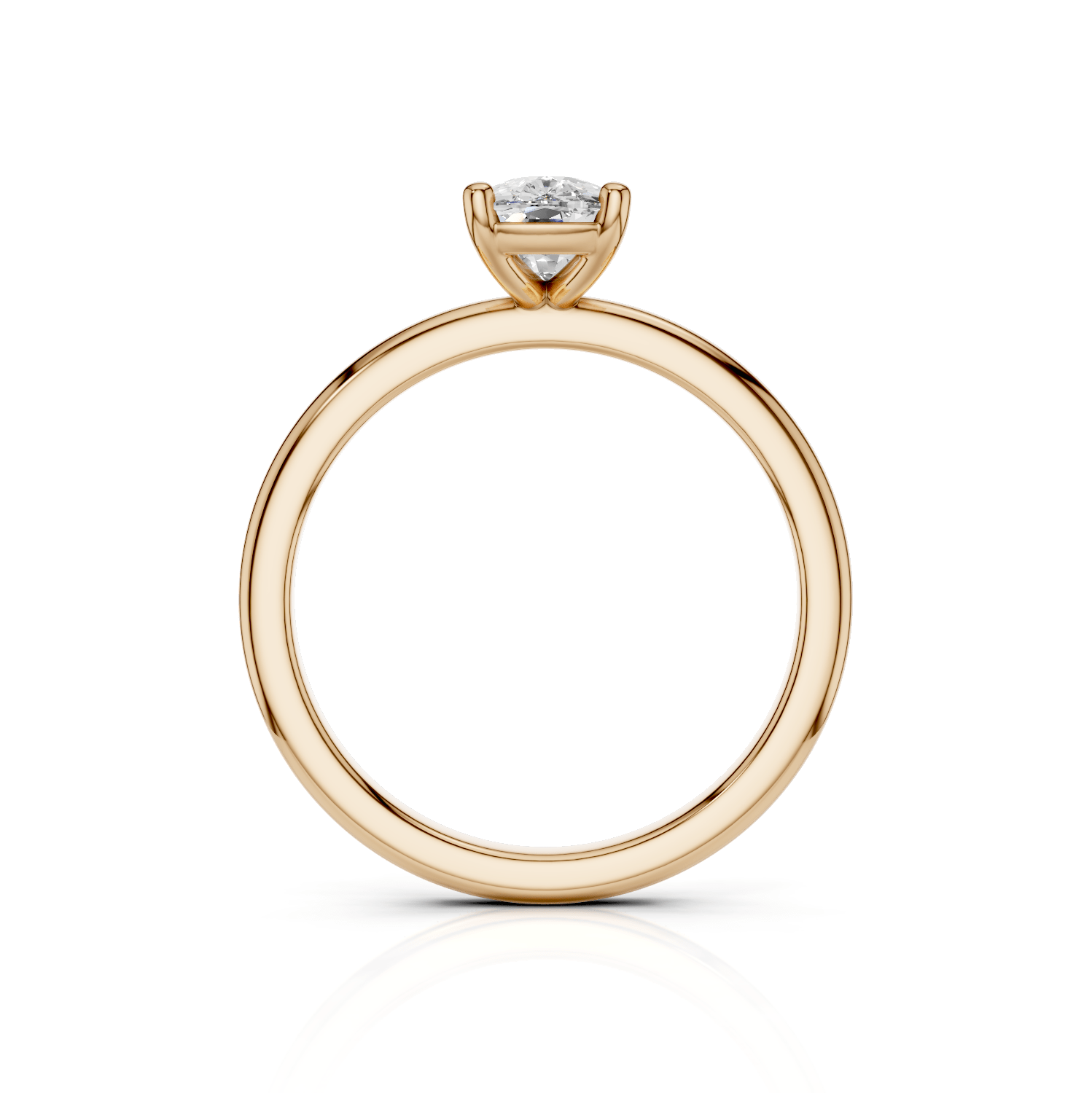 AMY Solitaire Ring - Lab Grown Diamant R02127 - Darbin Jewelry