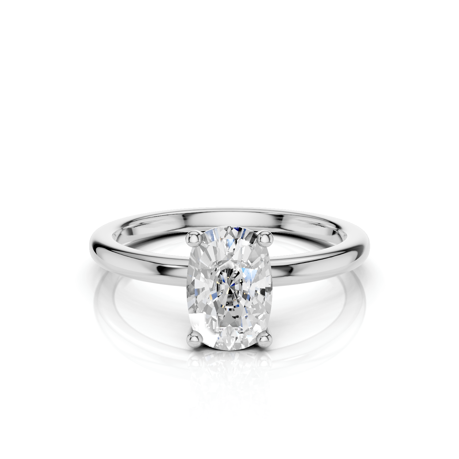 AMY Solitaire Ring - Lab Grown Diamant R02127 - Darbin Jewelry