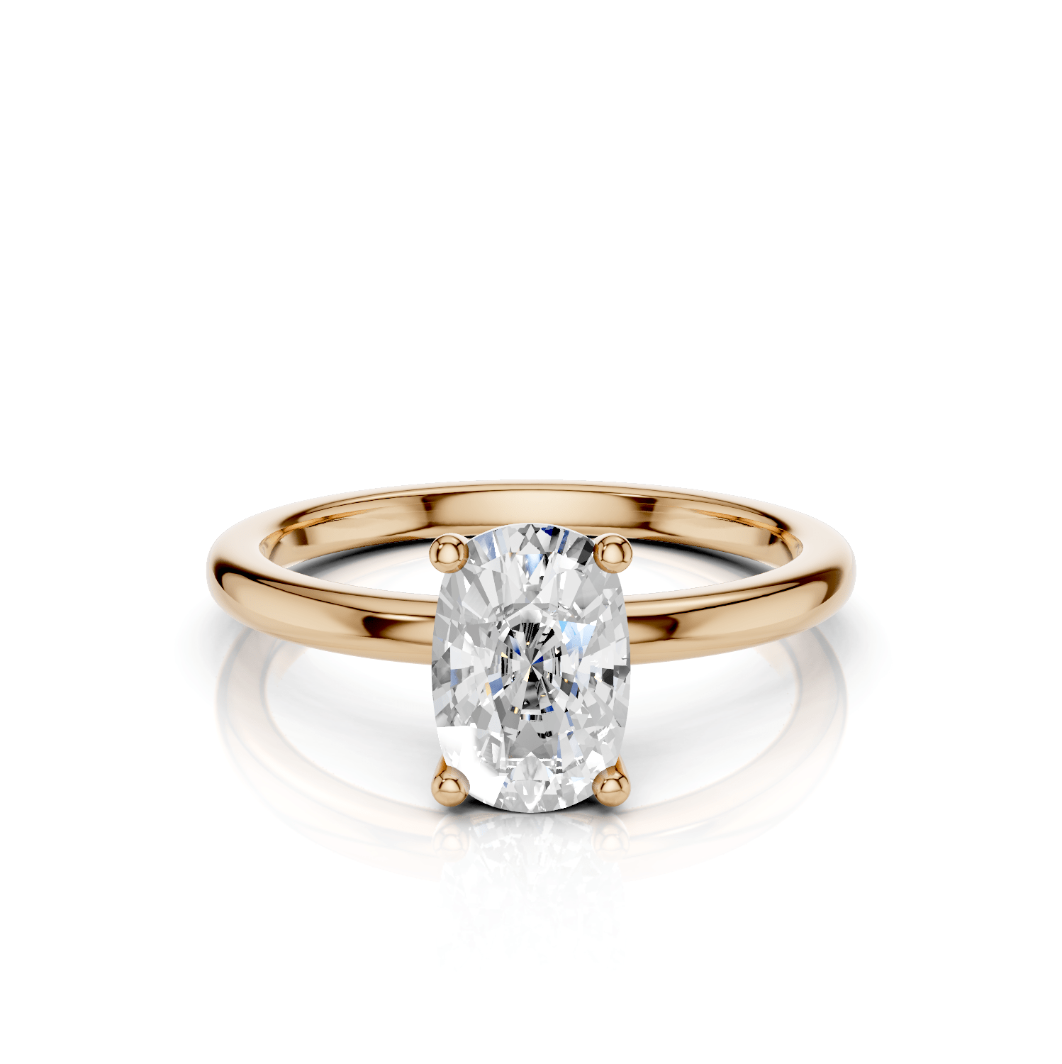 AMY Solitaire Ring - Lab Grown Diamant R02127 - Darbin Jewelry