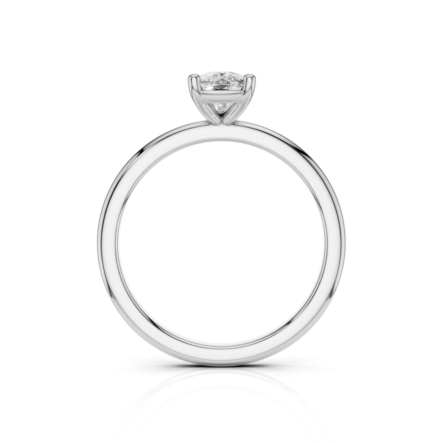 AMY Solitaire Ring - Lab Grown Diamant R02127 - Darbin Jewelry