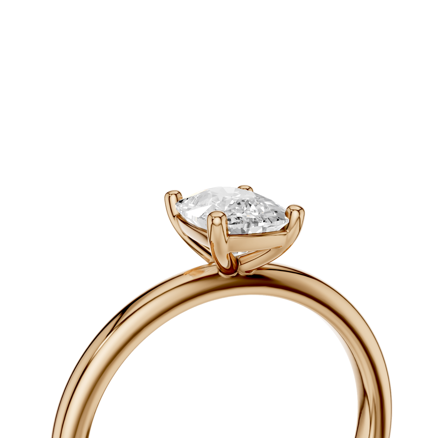 AMY Solitaire Ring - Lab Grown Diamant R02127 - Darbin Jewelry