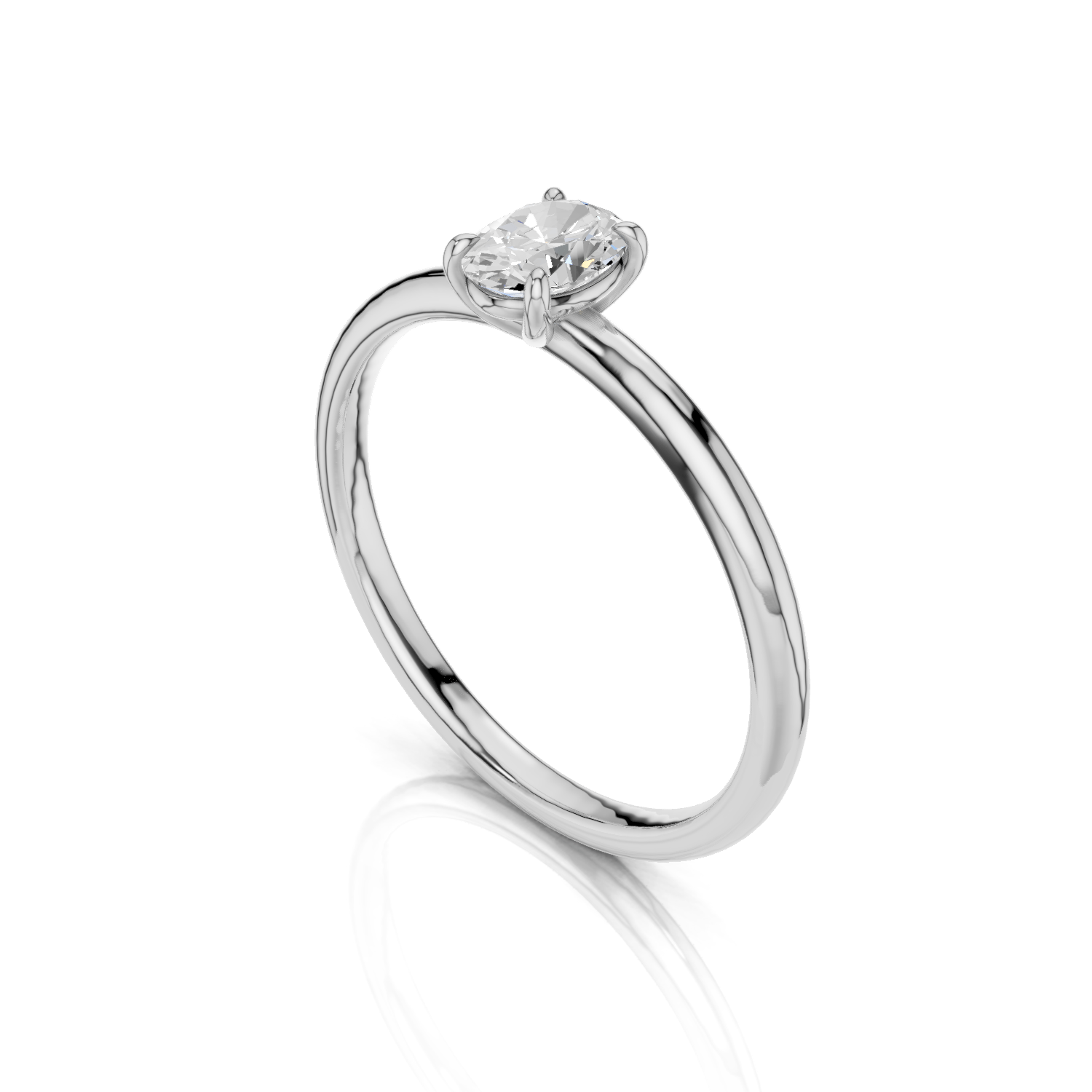 ANNA Solitaire Ring - Lab Grown Diamant R02608 - Darbin Jewelry