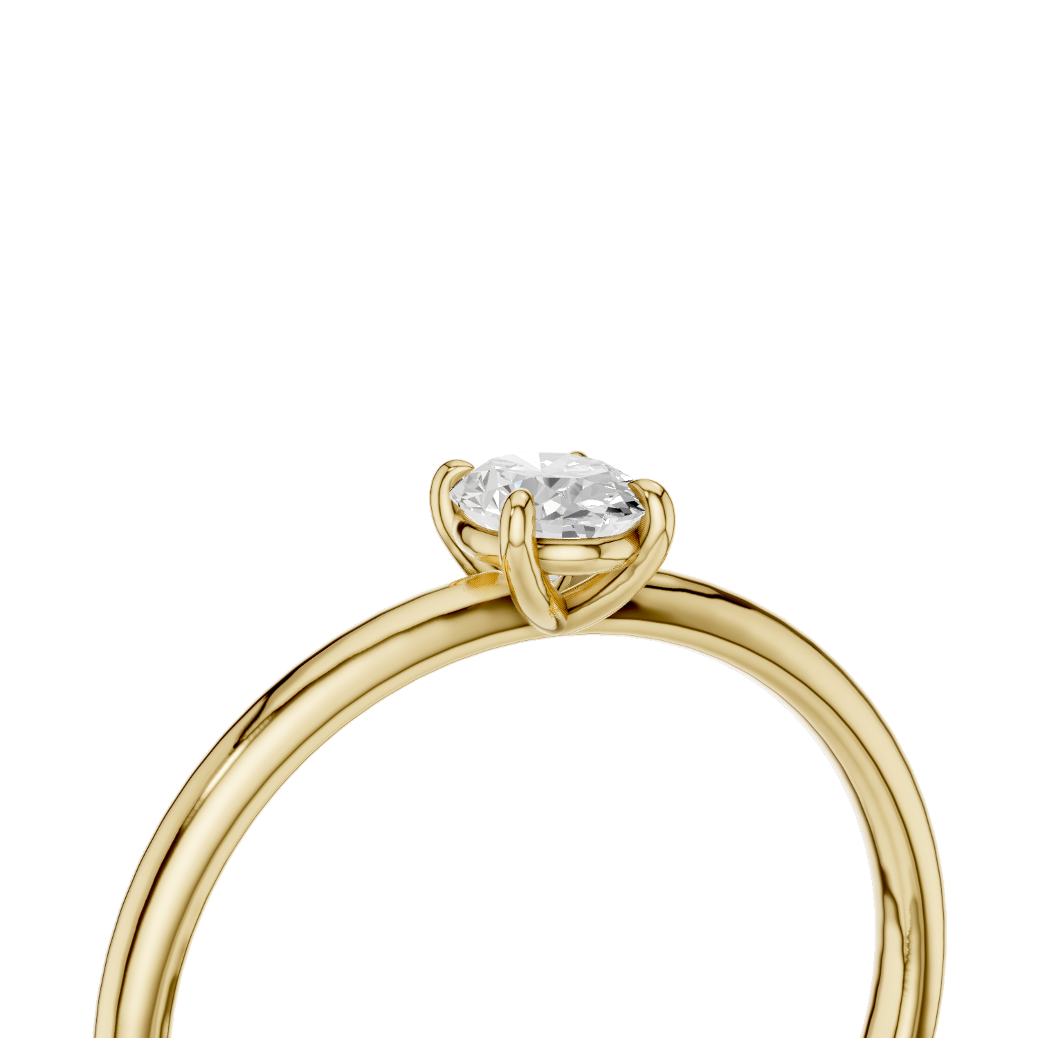 ANNA Solitaire Ring - Lab Grown Diamant R02608 - Darbin Jewelry