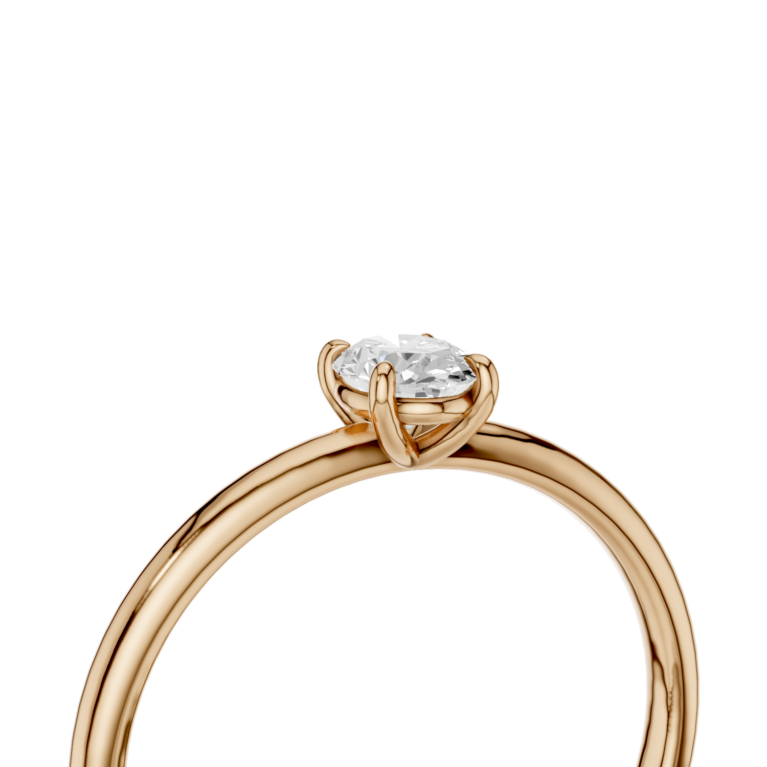 ANNA Solitaire Ring - Lab Grown Diamant R02608 - Darbin Jewelry