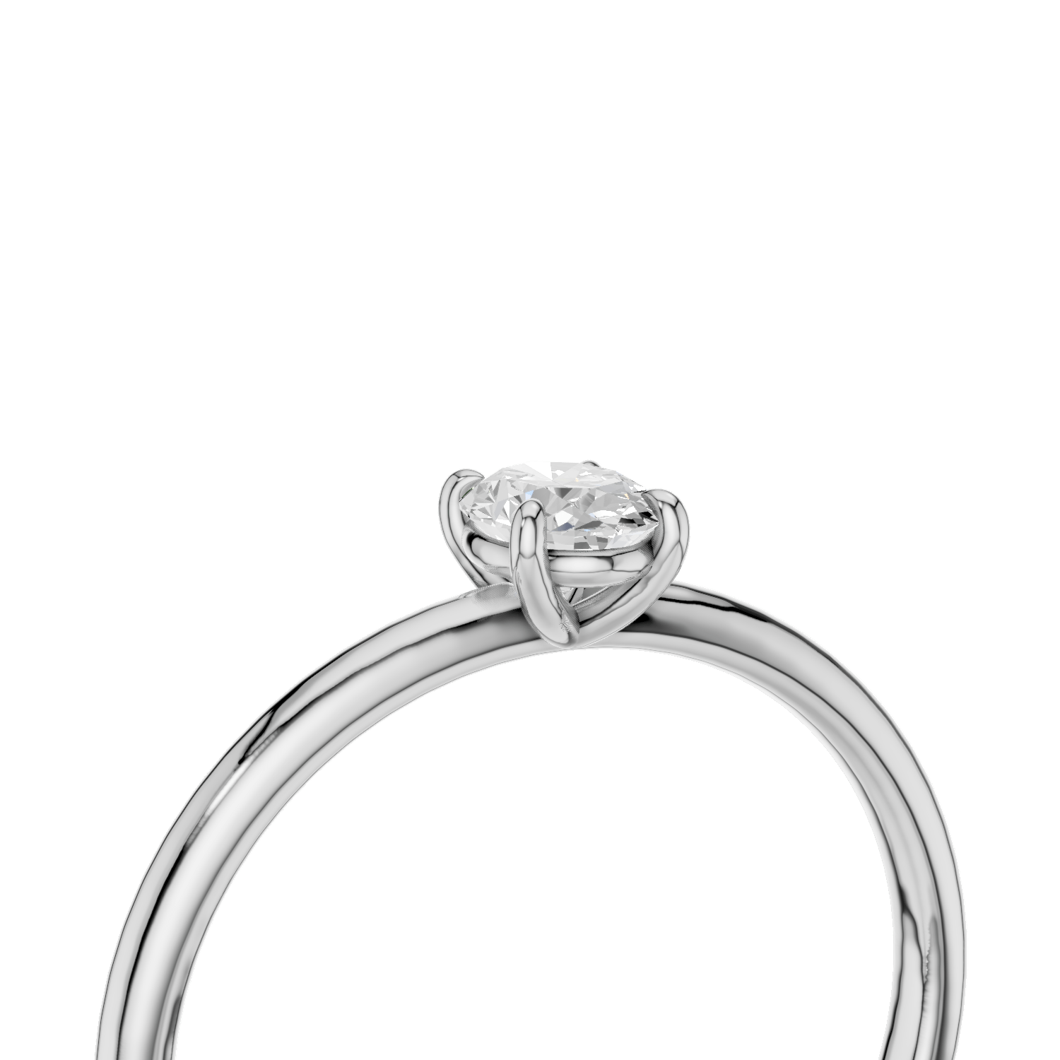 ANNA Solitaire Ring - Lab Grown Diamant R02608 - Darbin Jewelry