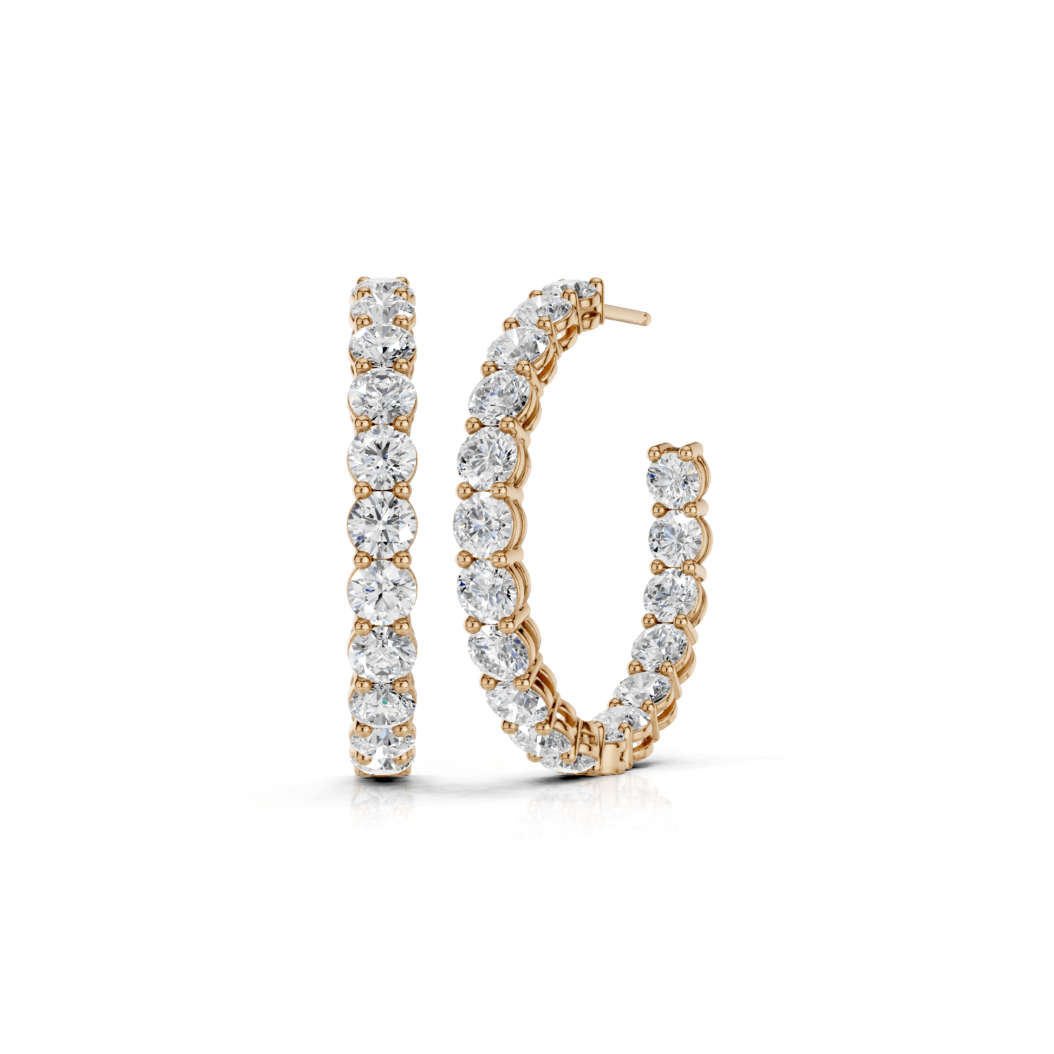 Creolen - Lab Grown E00230 - Darbin Jewelry