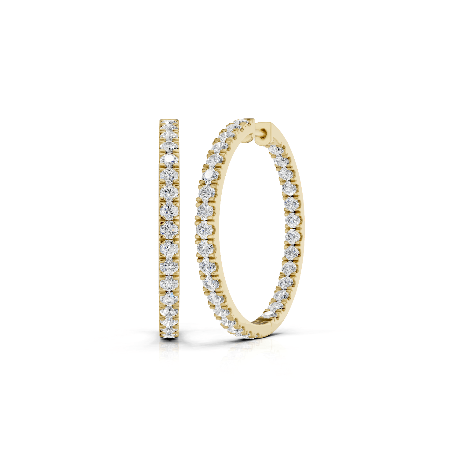 Creolen - Lab Grown E00976 - Darbin Jewelry