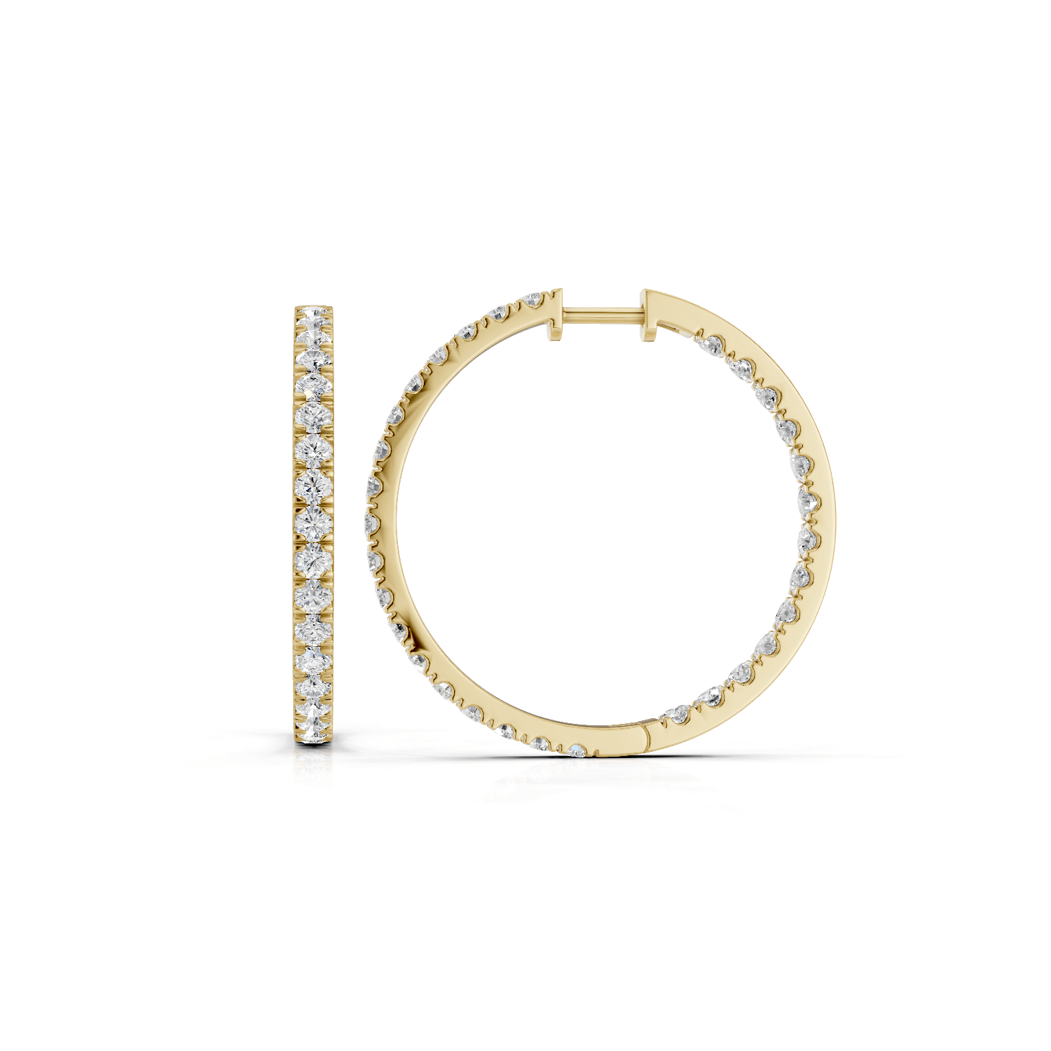 Creolen - Lab Grown E00976 - Darbin Jewelry