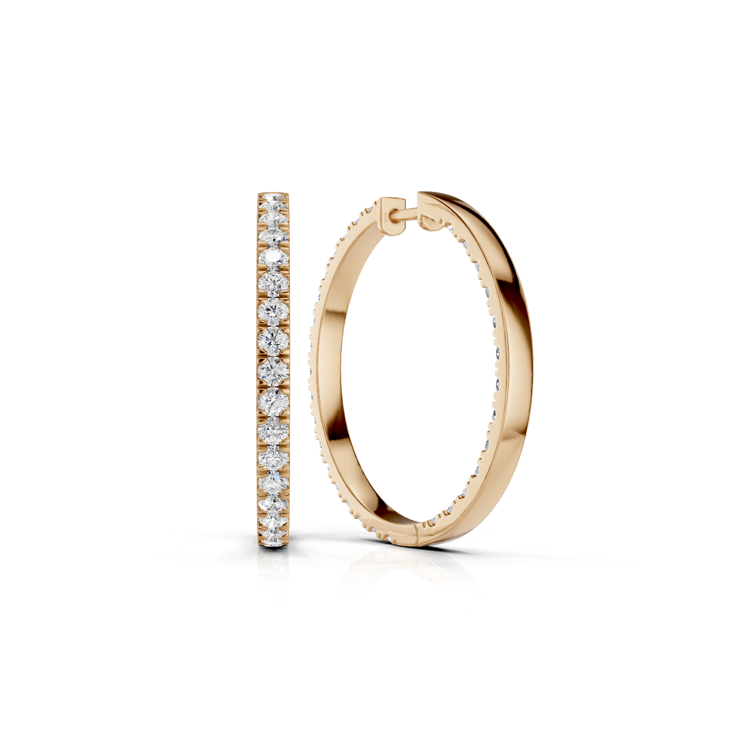 Creolen - Lab Grown E00976 - Darbin Jewelry