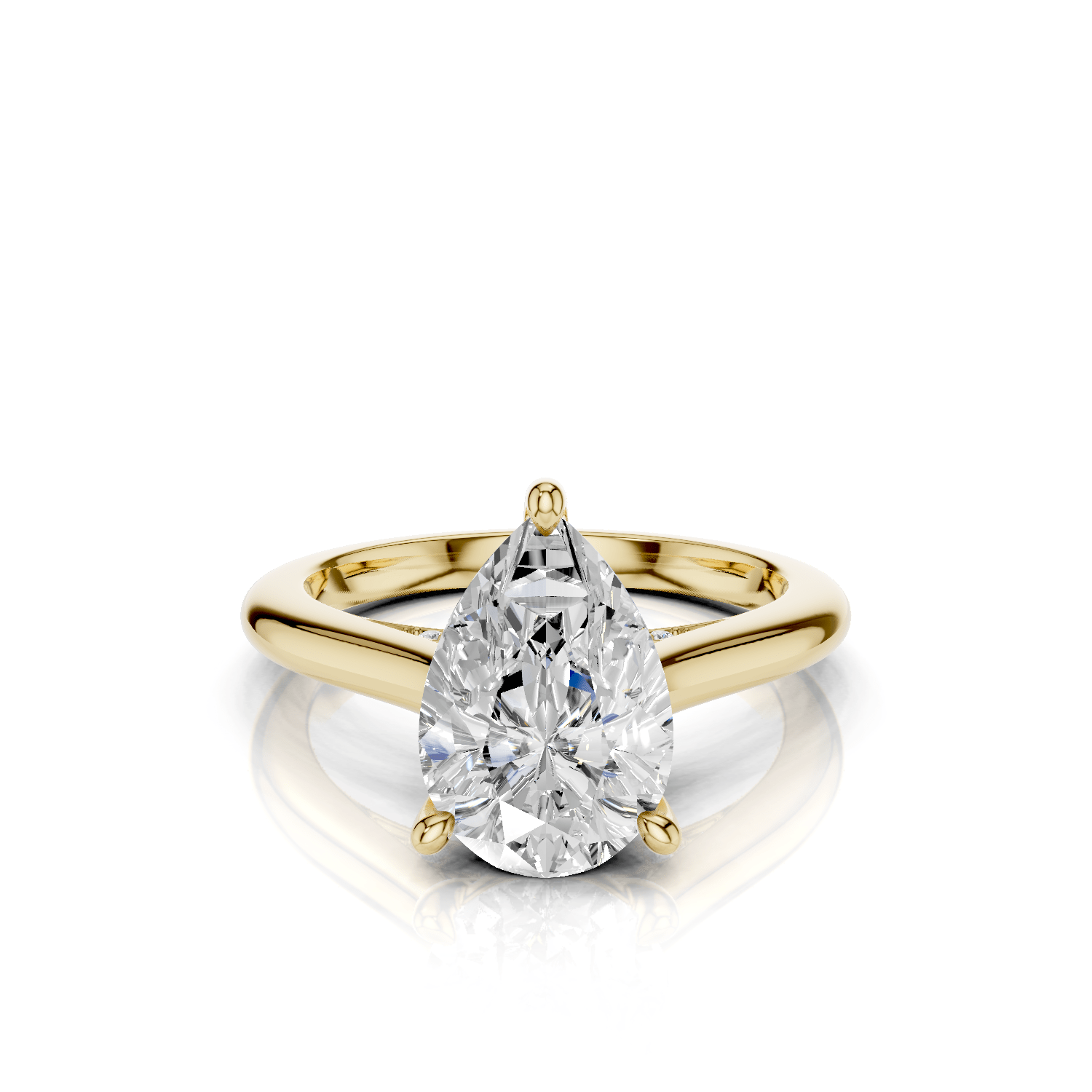 FINJA - Tropfen Ring - Lab Grown - Darbin Jewelry