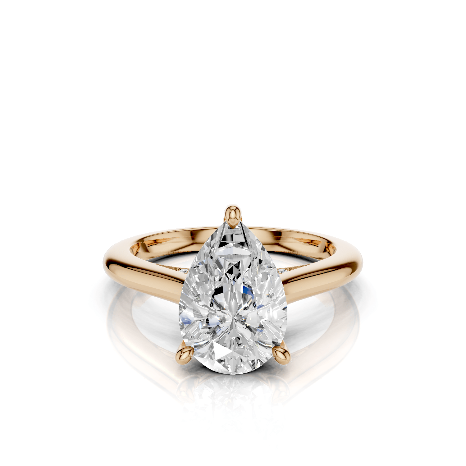 FINJA - Tropfen Ring - Lab Grown - Darbin Jewelry