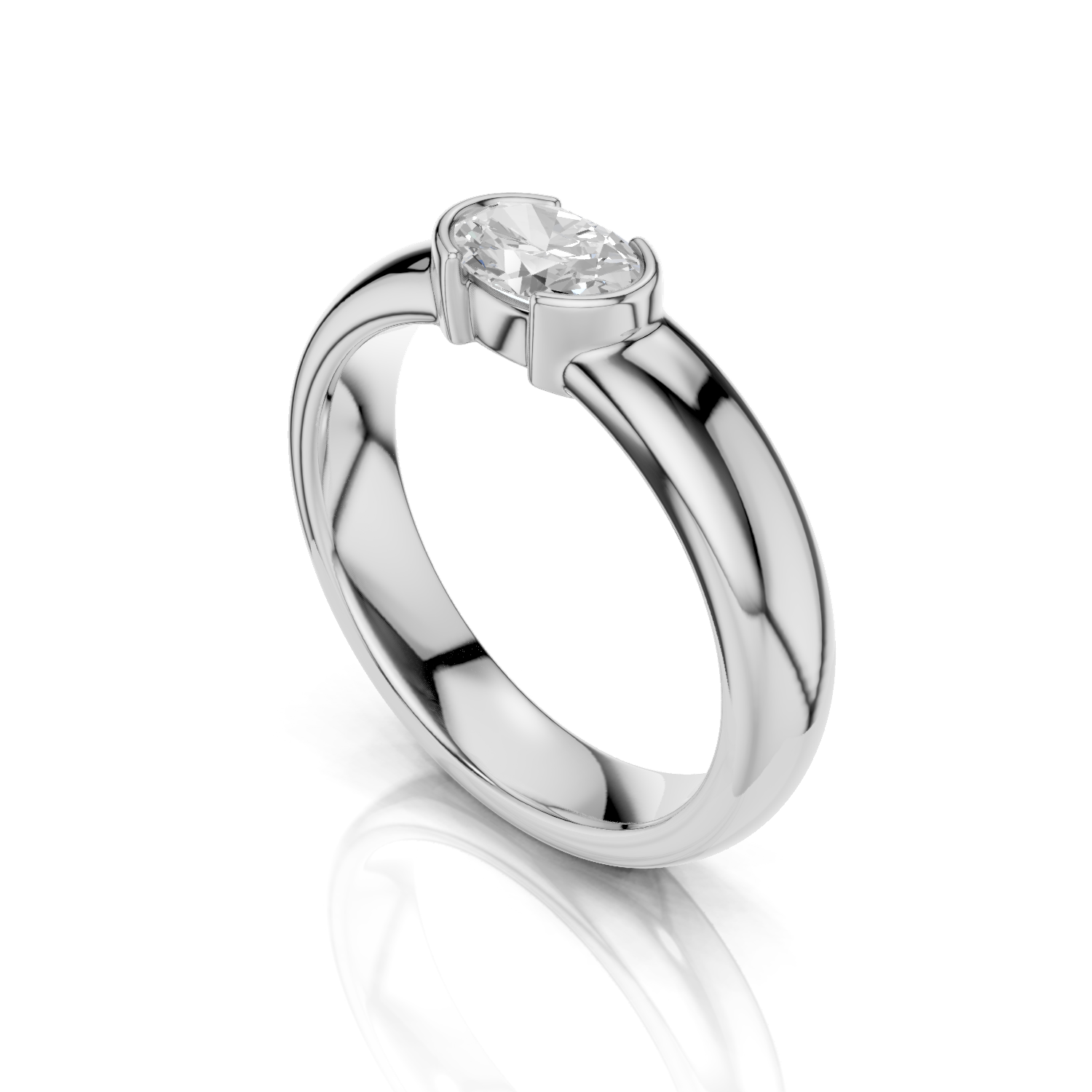 FIONA - Oval - Lab Grown - Darbin Jewelry