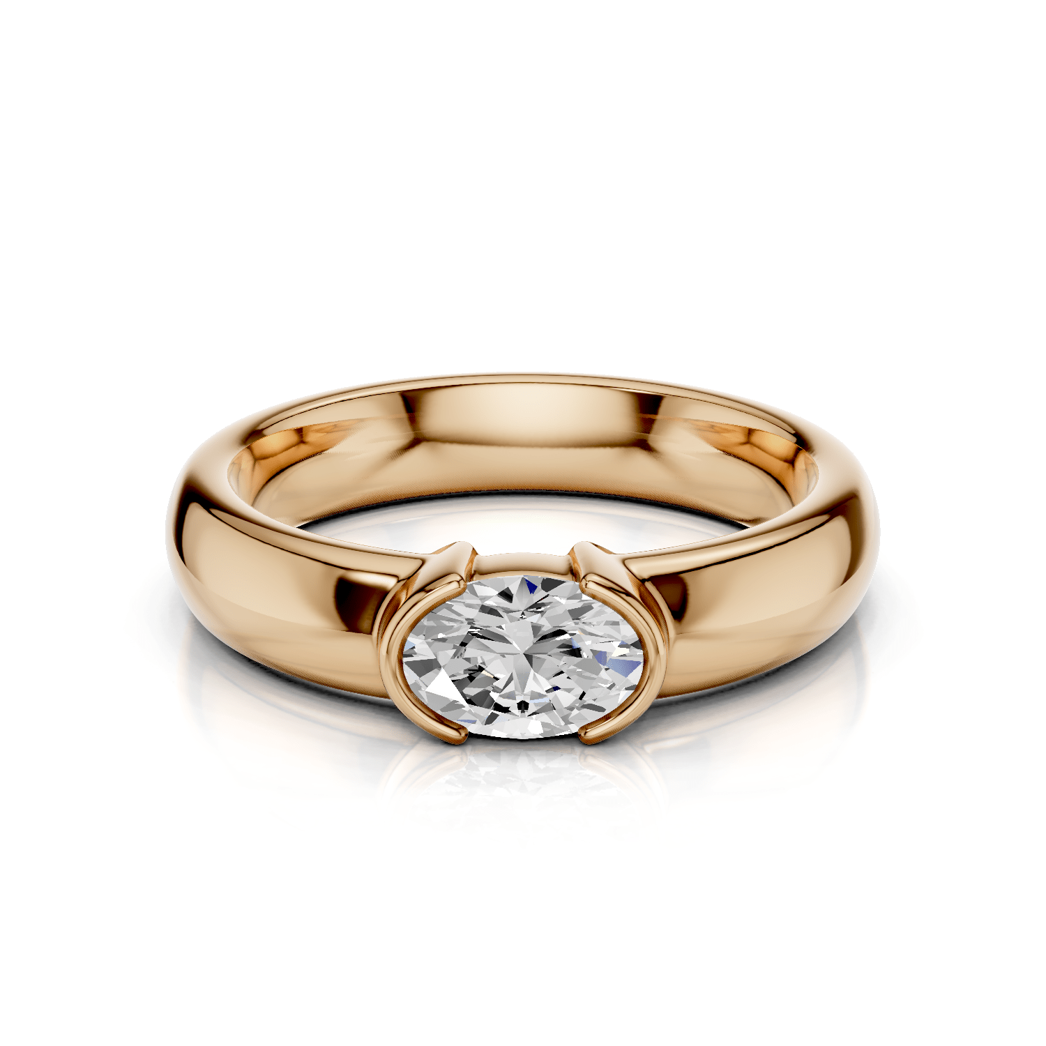 FIONA - Oval - Lab Grown - Darbin Jewelry