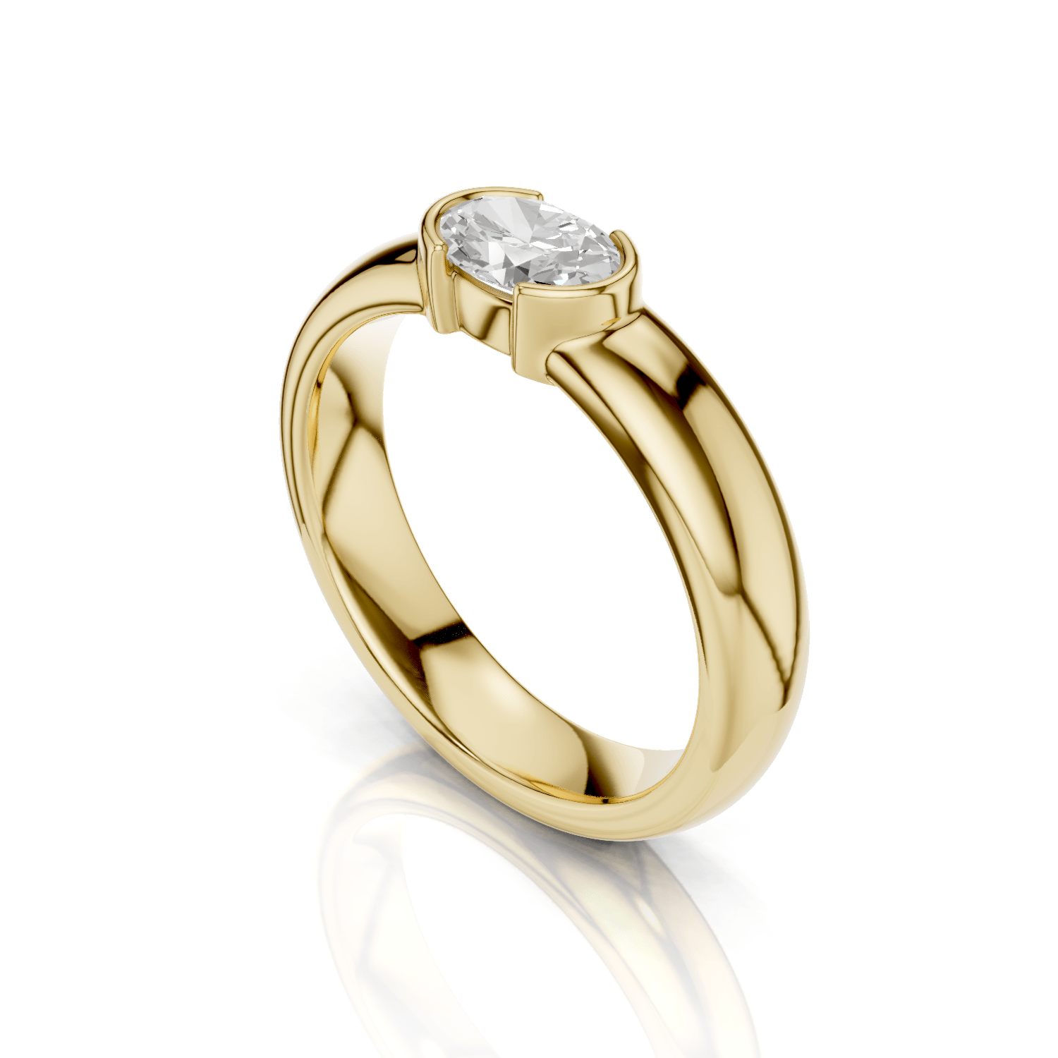 FIONA - Oval - Lab Grown - Darbin Jewelry