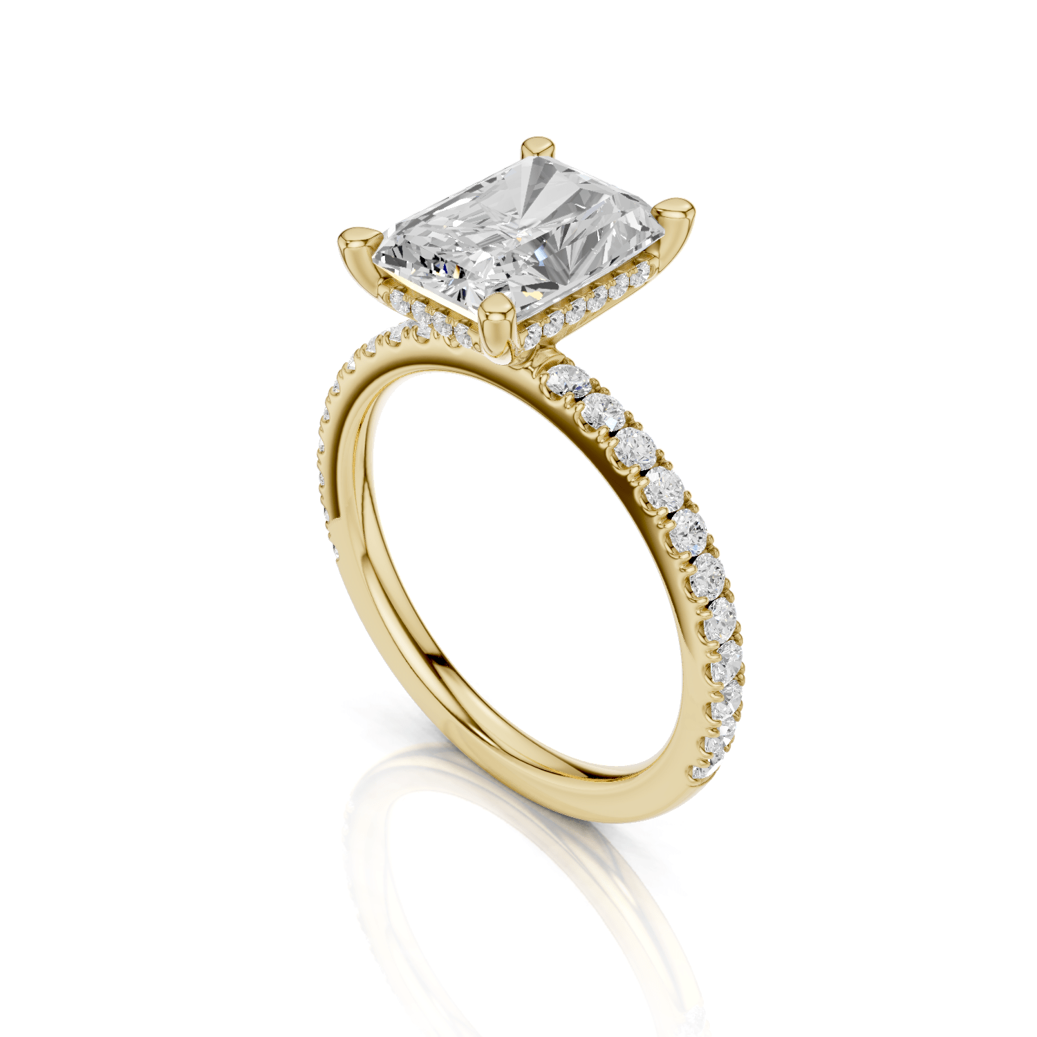 GIULIA - Radiant Ring - Lab Grown - Darbin Jewelry