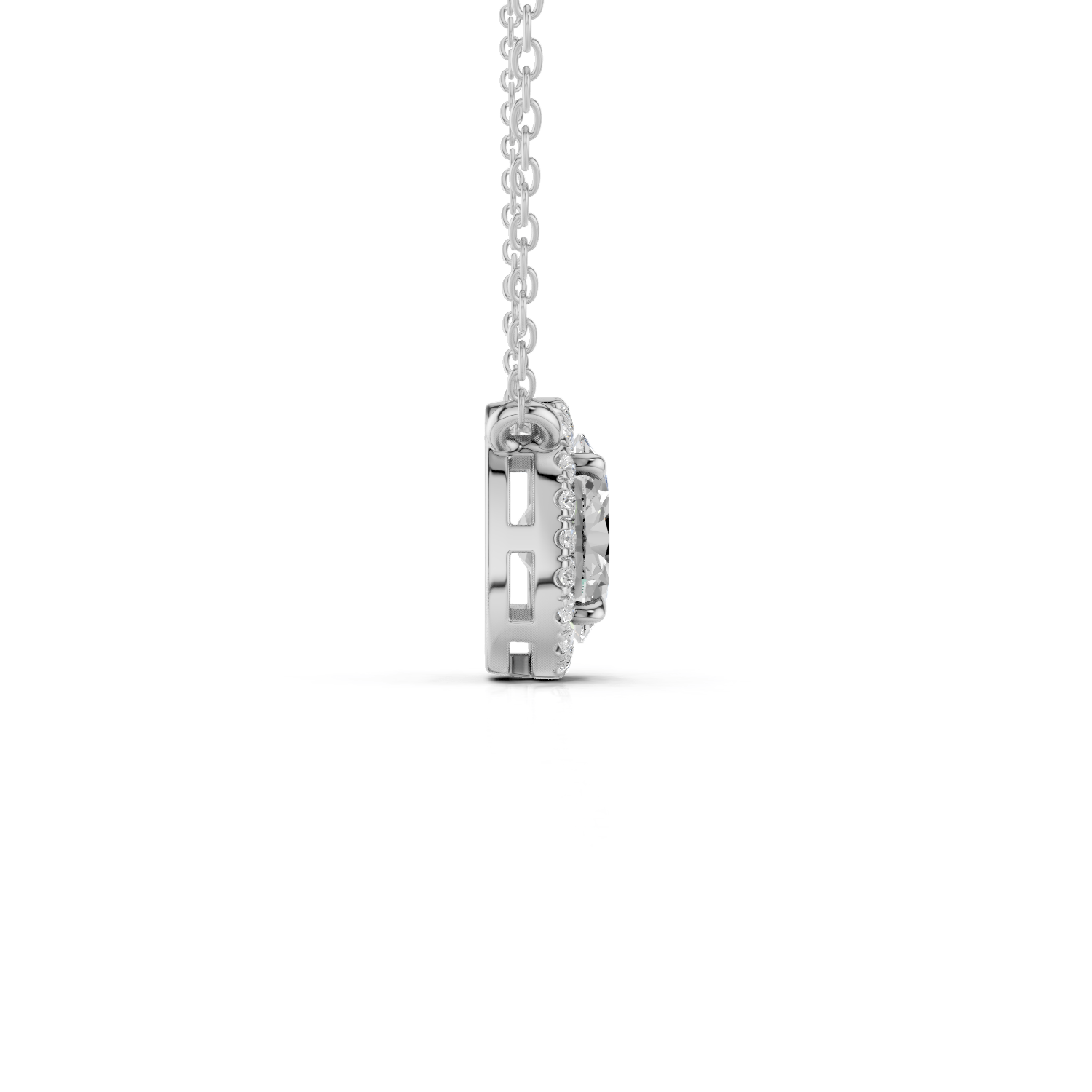 IDA - Halo Halskette - LAB GROWN - Darbin Jewelry