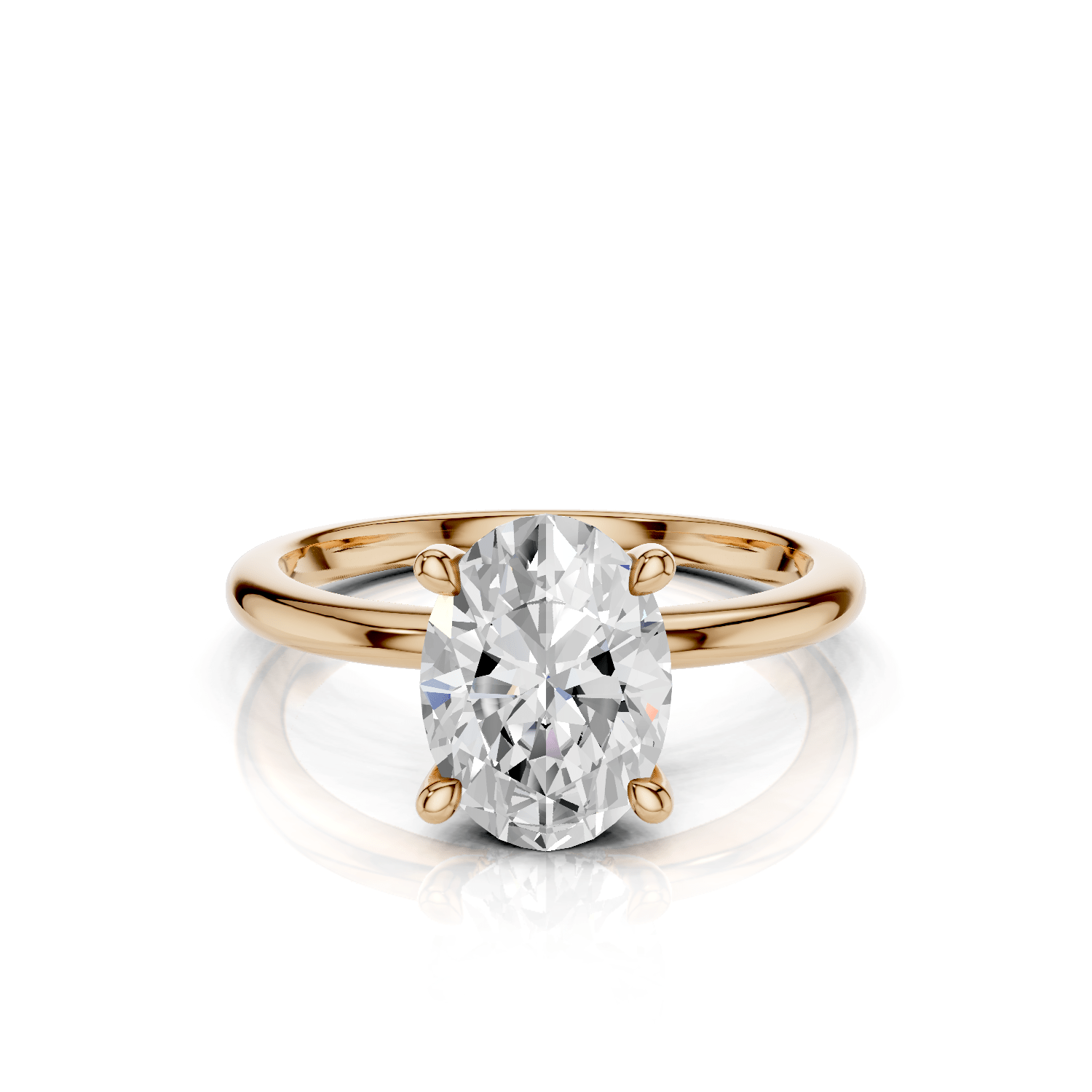 JULIA - Solitaire Ring - Lab Grown - Darbin Jewelry