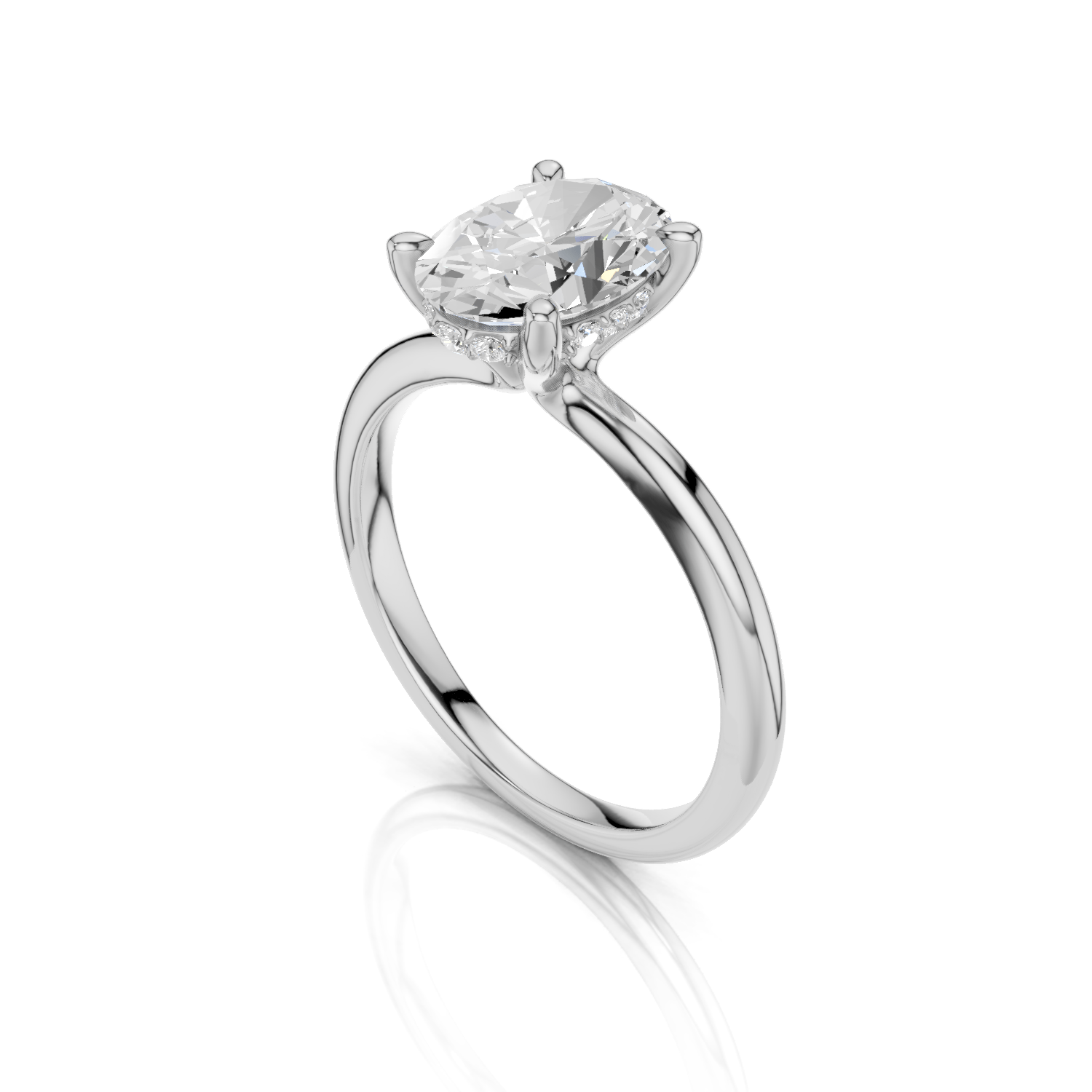 JULIA - Solitaire Ring - Lab Grown - Darbin Jewelry