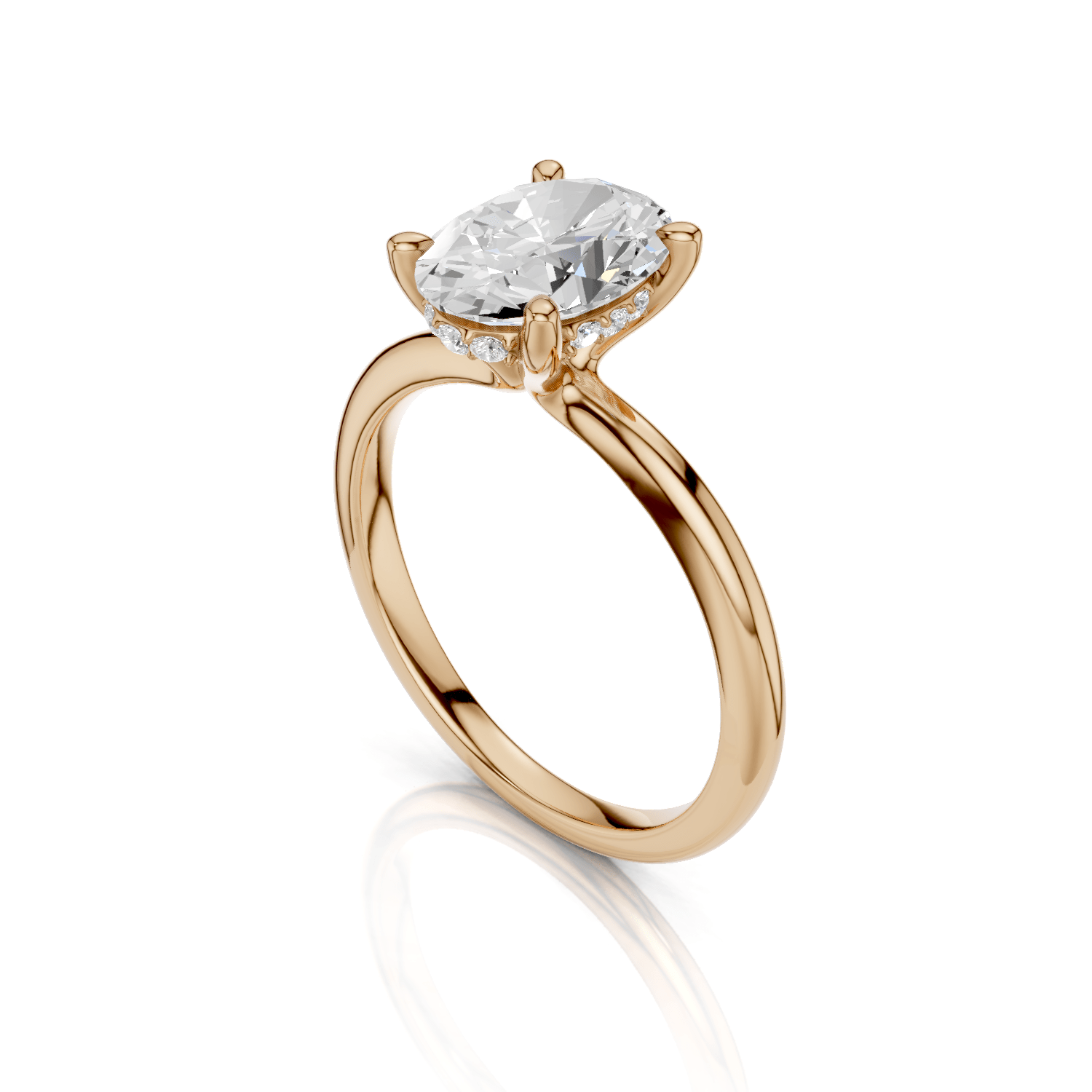 JULIA - Solitaire Ring - Lab Grown - Darbin Jewelry