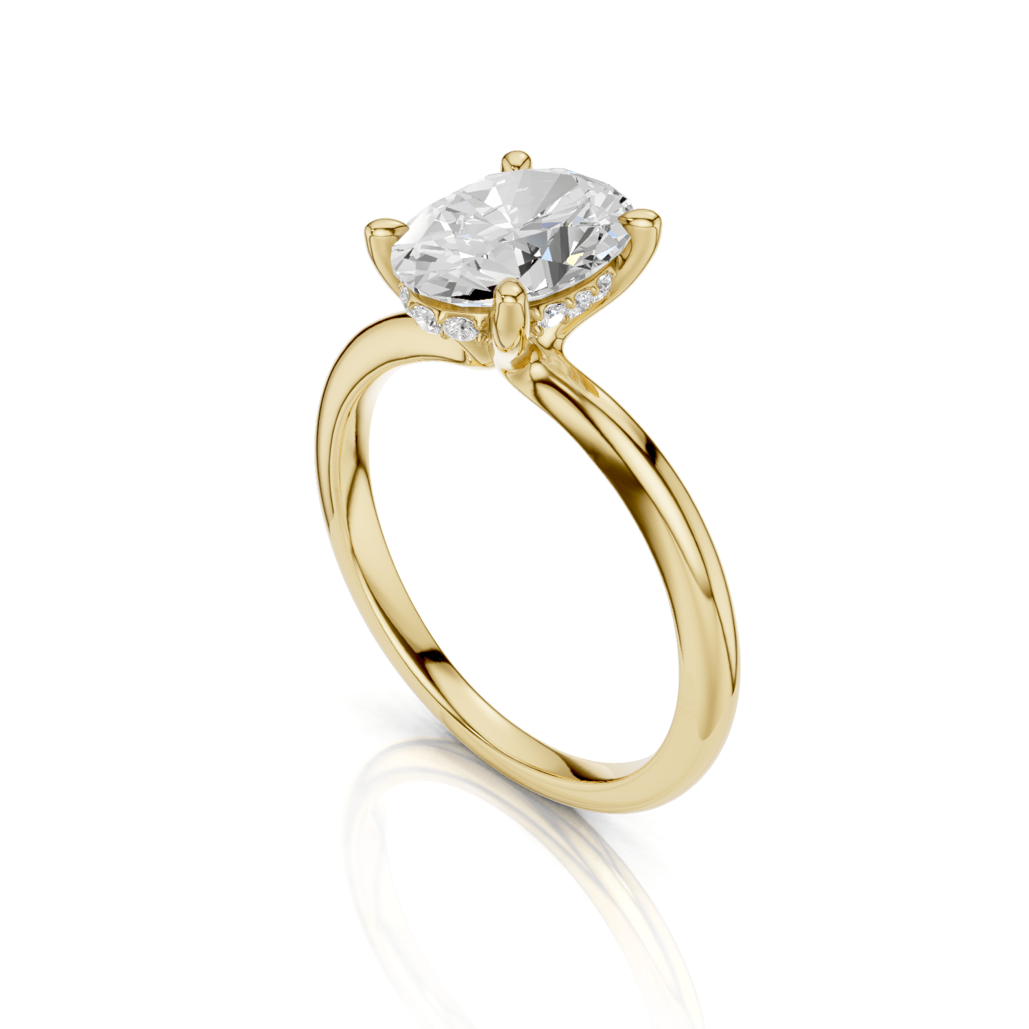 JULIA - Solitaire Ring - Lab Grown - Darbin Jewelry