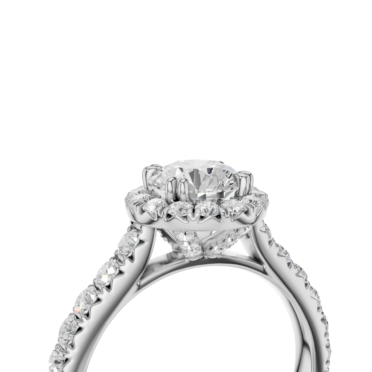 KAJA - Halo Ring Round - Lab Grown - Darbin Jewelry