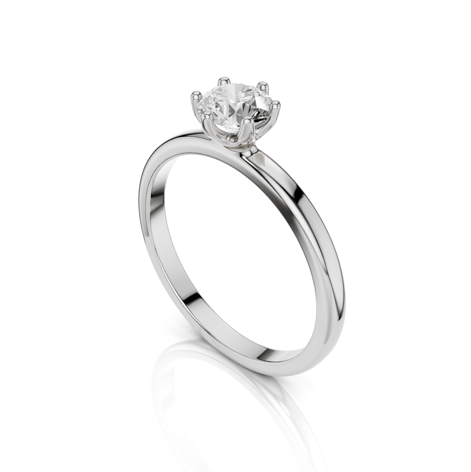 LILLY Solitaire Ring - Lab Grown - Darbin Jewelry
