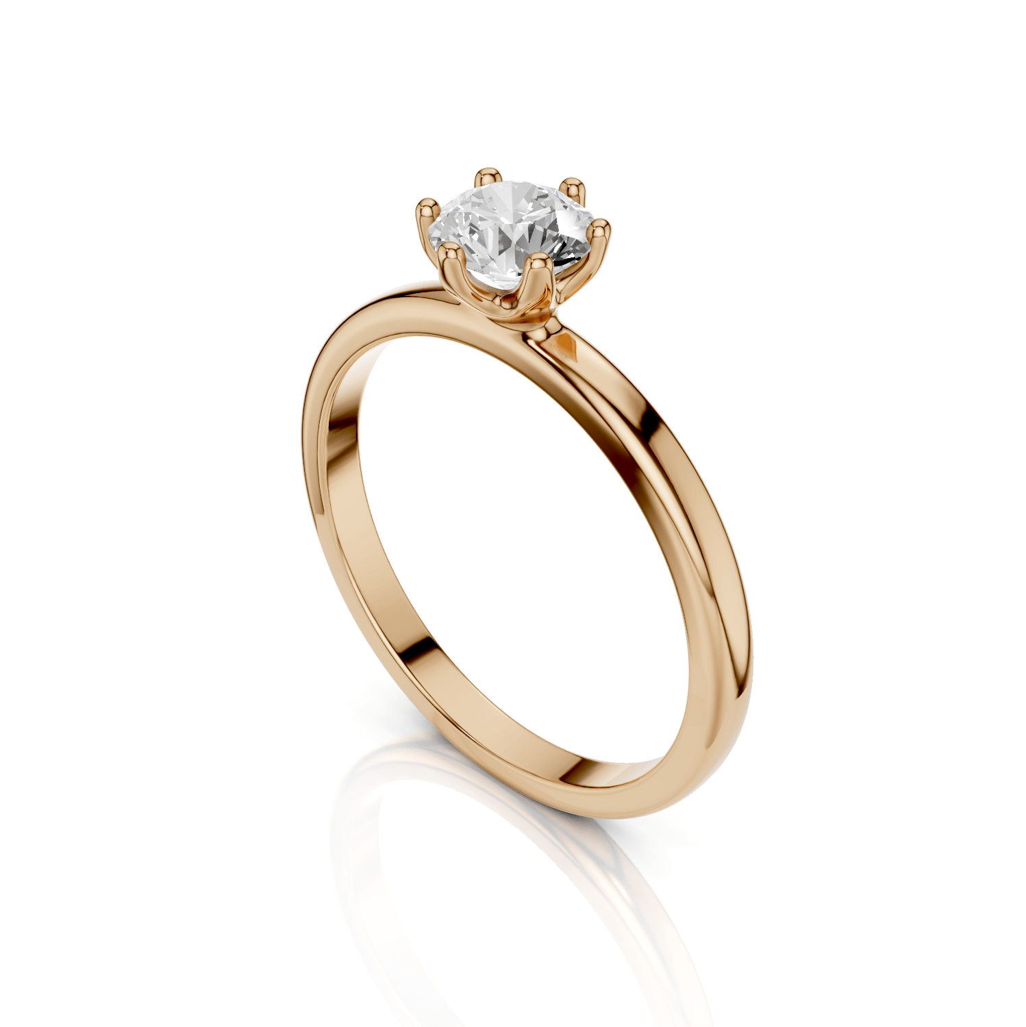 LILLY Solitaire Ring - Lab Grown - Darbin Jewelry