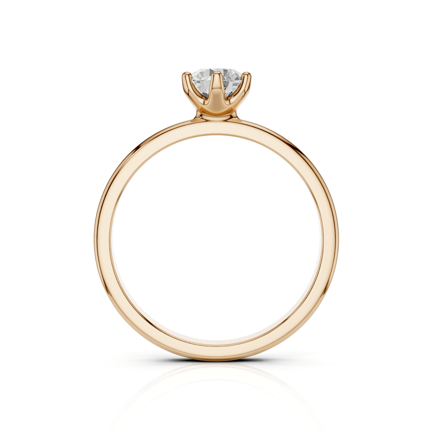LILLY Solitaire Ring - Lab Grown - Darbin Jewelry