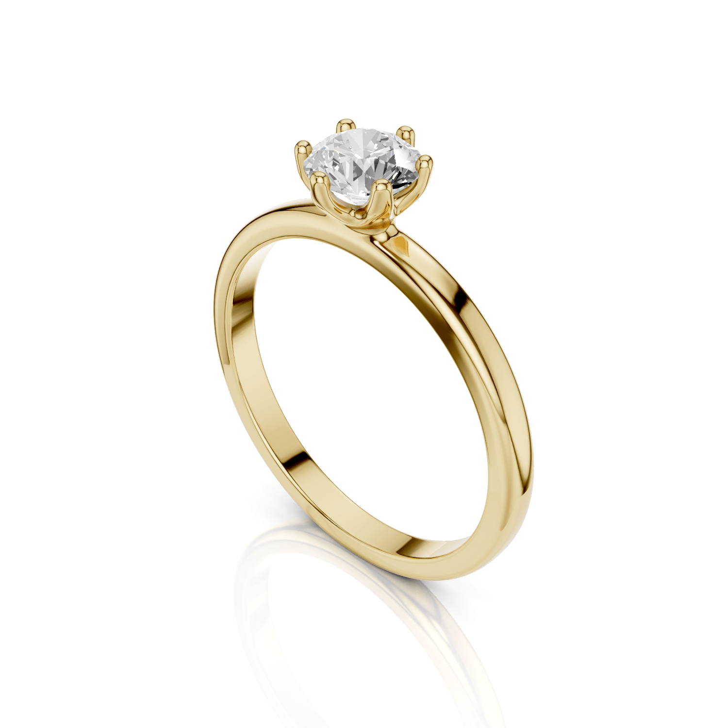 LILLY Solitaire Ring - Lab Grown - Darbin Jewelry