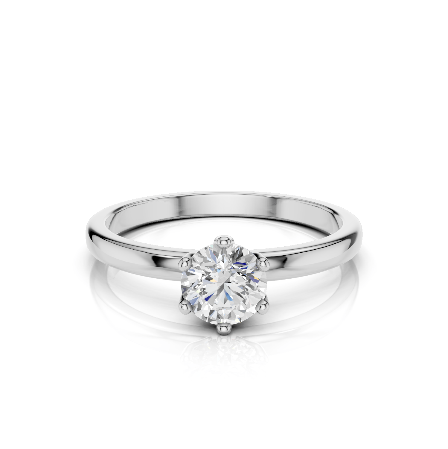 LILLY Solitaire Ring - Lab Grown - Darbin Jewelry