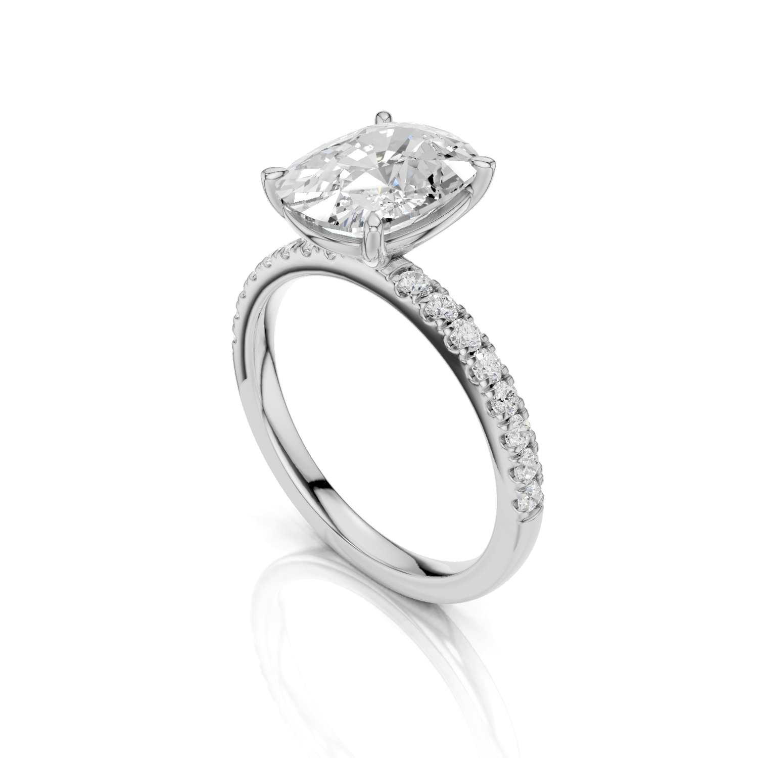 MEGAN - Cushio Ring - Lab Grown - Darbin Jewelry